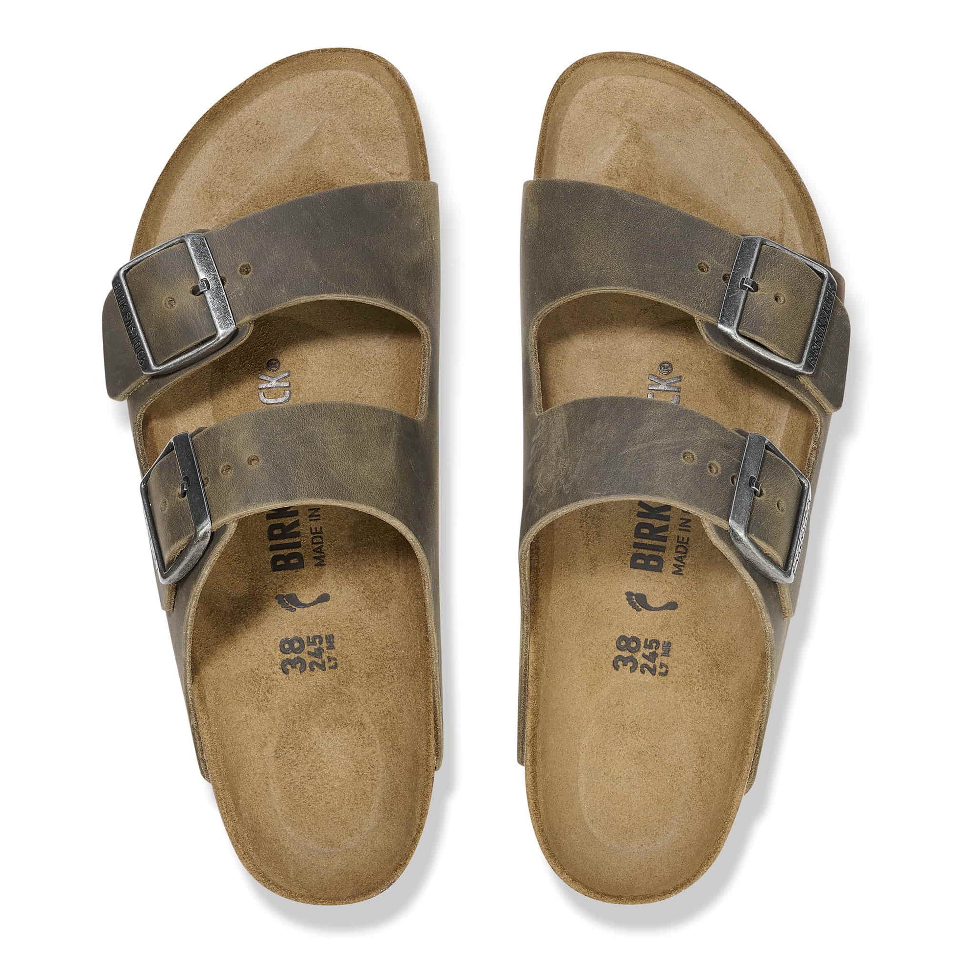 Birkenstock Earthy Olive Arizona Sandals - Comfort Meets Style