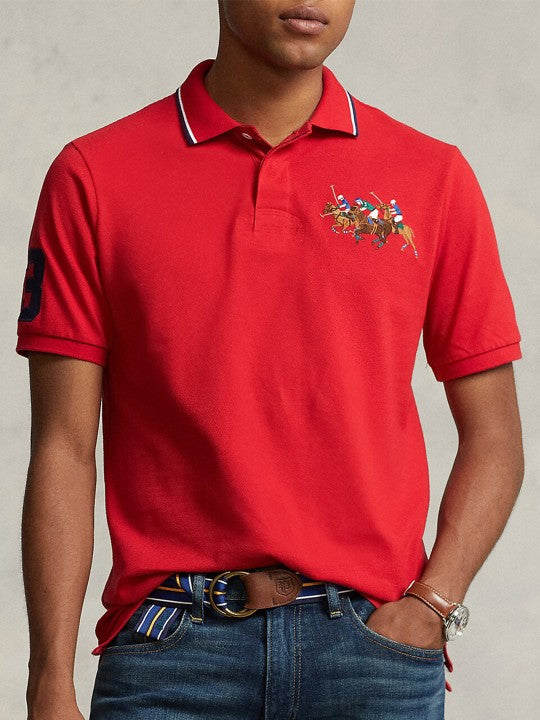 POLO RALPH LAUREN Prismatic Amber Drift Classic Fit Short Sleeve Piqué Polo
