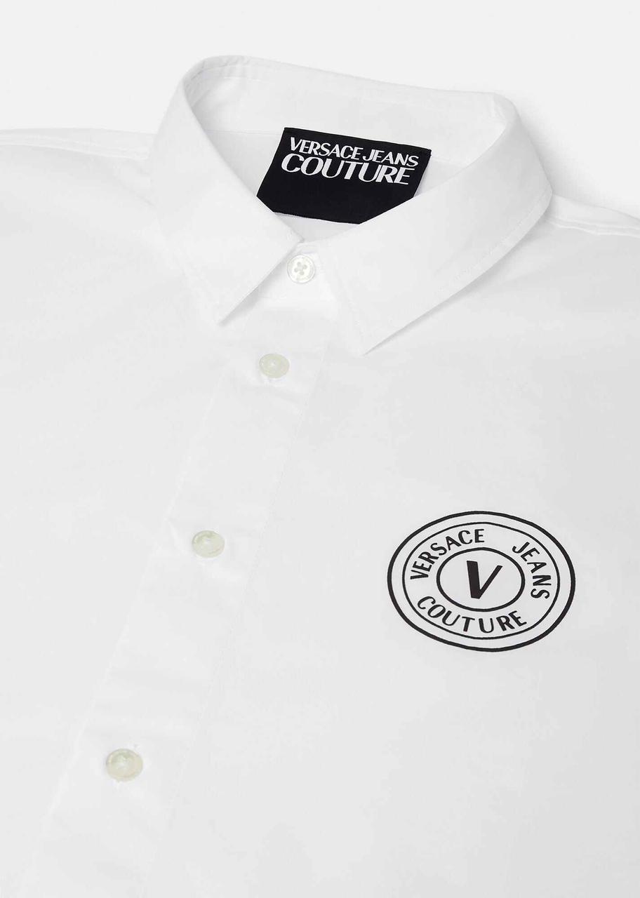 VERSACE Prismatic Pearl Slim Fit Long Sleeve Shirt