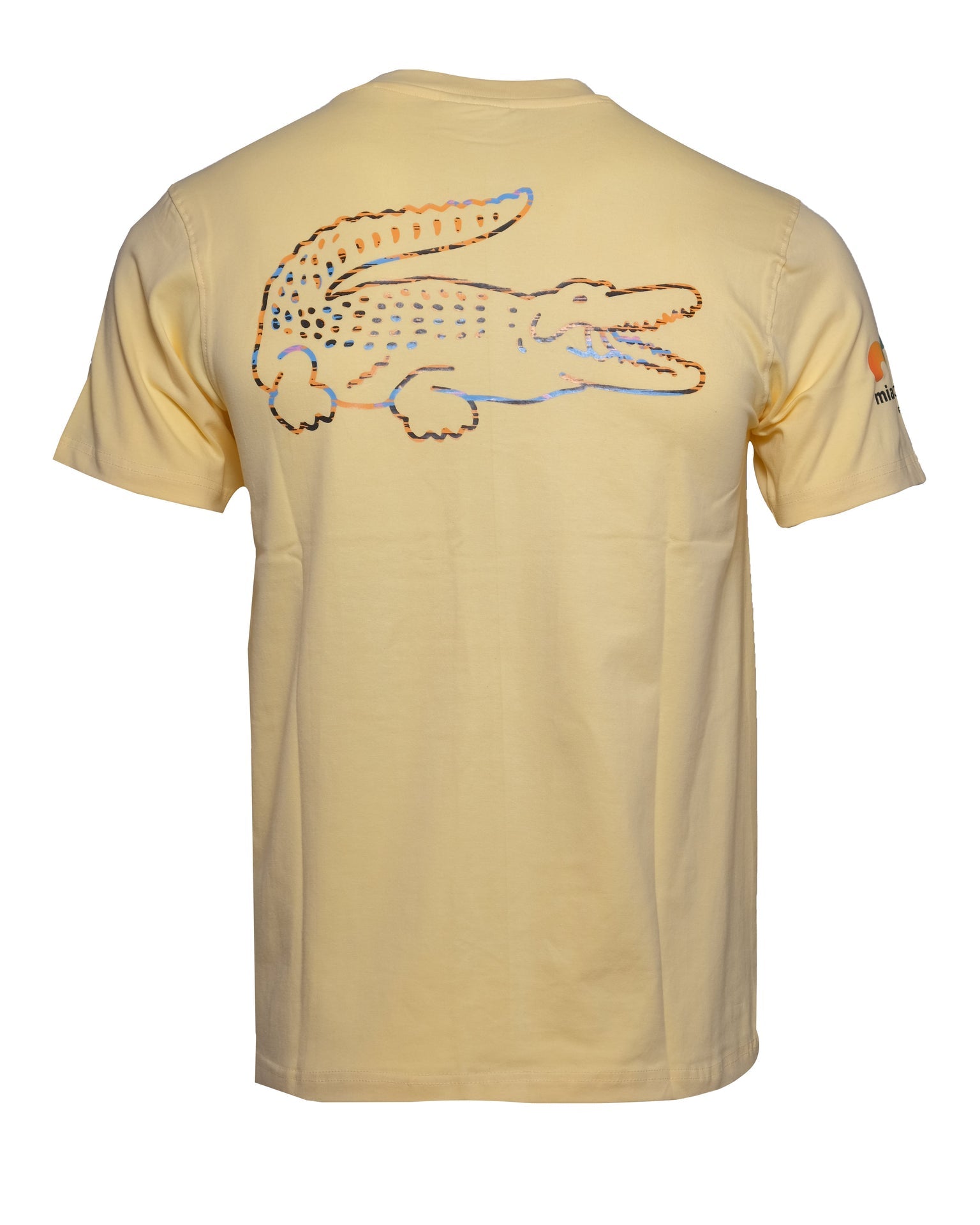 LACOSTE Sunlit Lemon Classic Fit Short Sleeve Graphic Tee