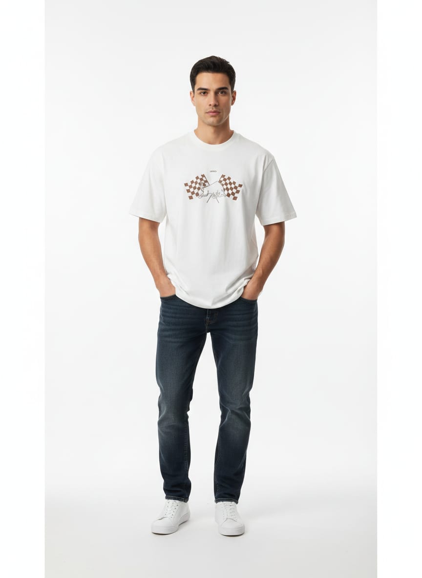 HUGO BOSS x RED BULL  Bull Graphic Drop Shoulder T-Shirt