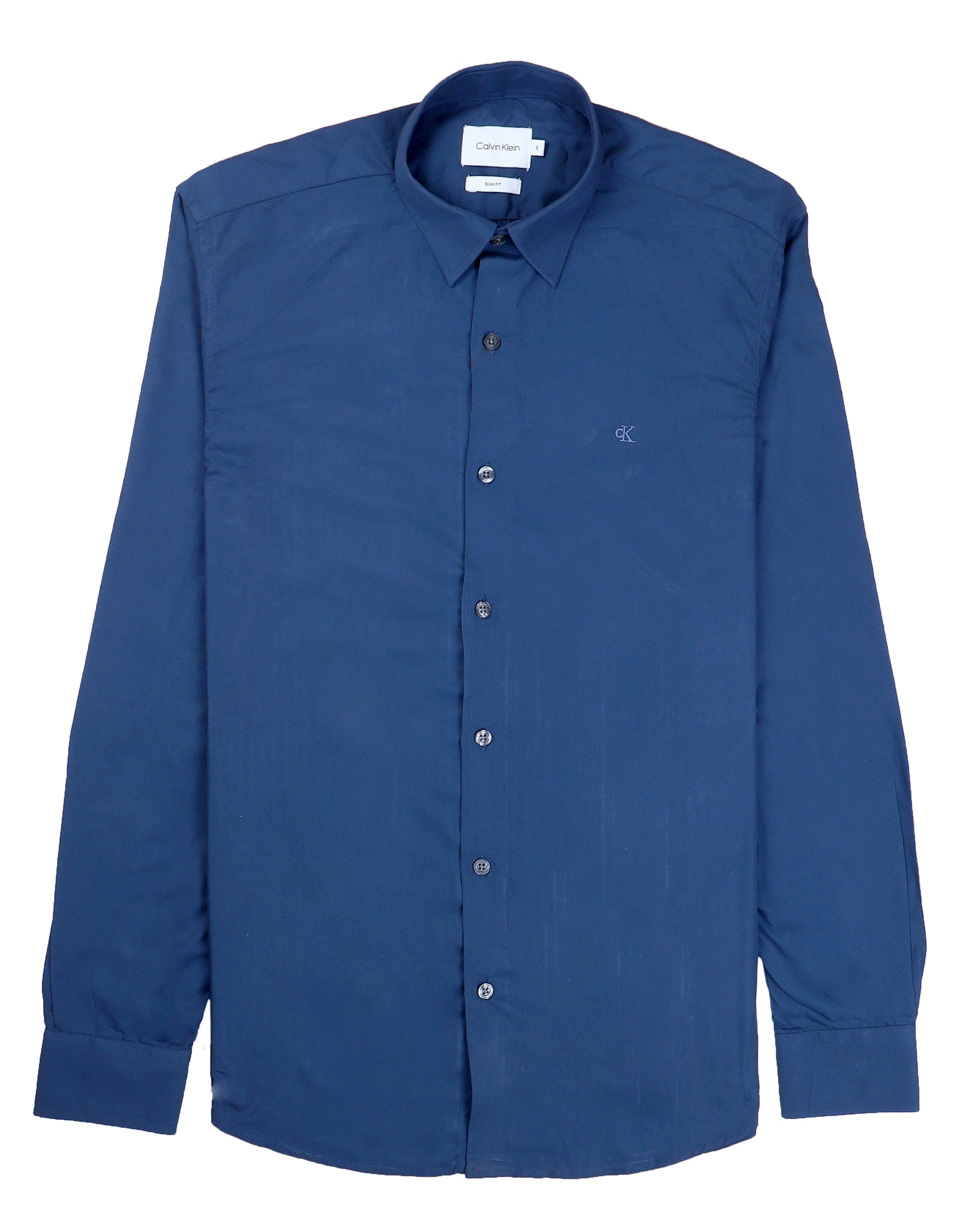 CALVIN KLEIN Serene Ocean Tailored Fit Long Sleeve Shirt