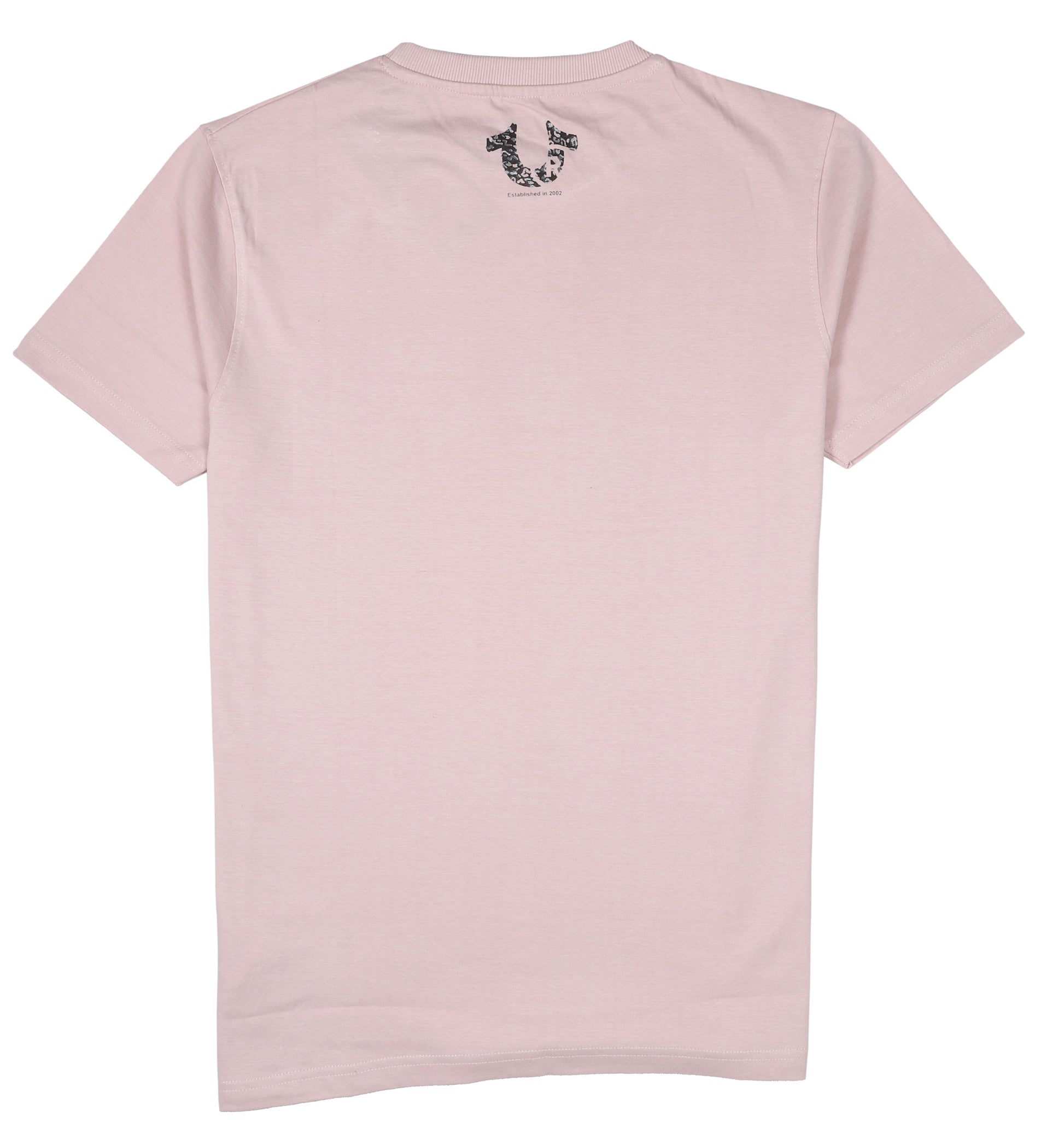 TRUE RELIGION Men's Graphic Block Tee in Dusty Pink