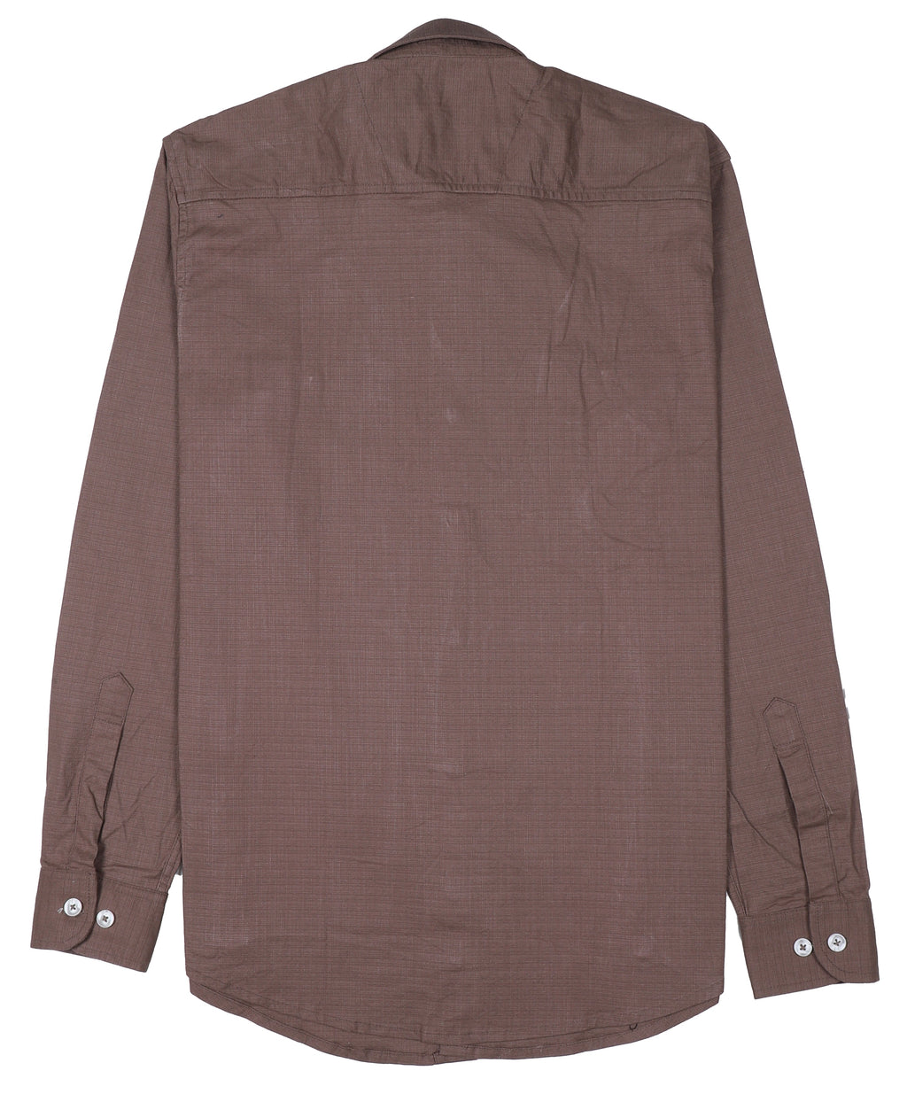 ARMANI EXCHANGE Rustic Amber Tailored Fit Long Sleeve Button-Up Shirt