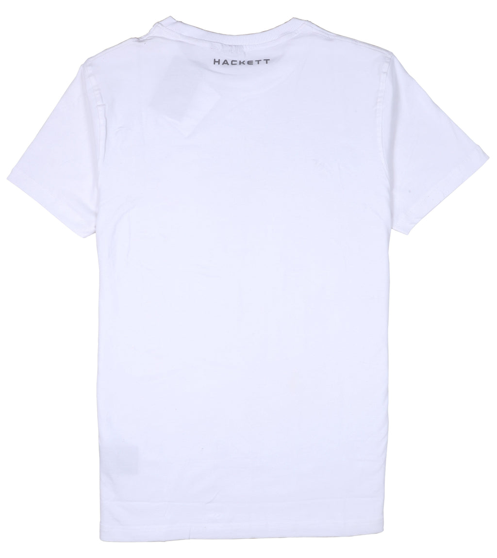 HACKETT Silver Mist Athletic Fit Short Sleeve Graphic Tee