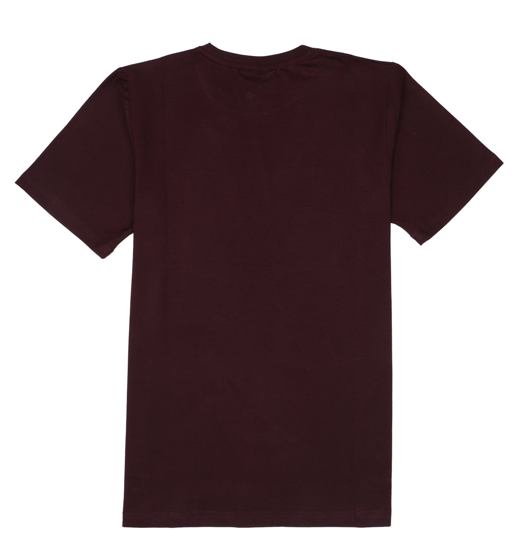 Calvin Klein Jeans Logo Graphic Tee in Burgundy