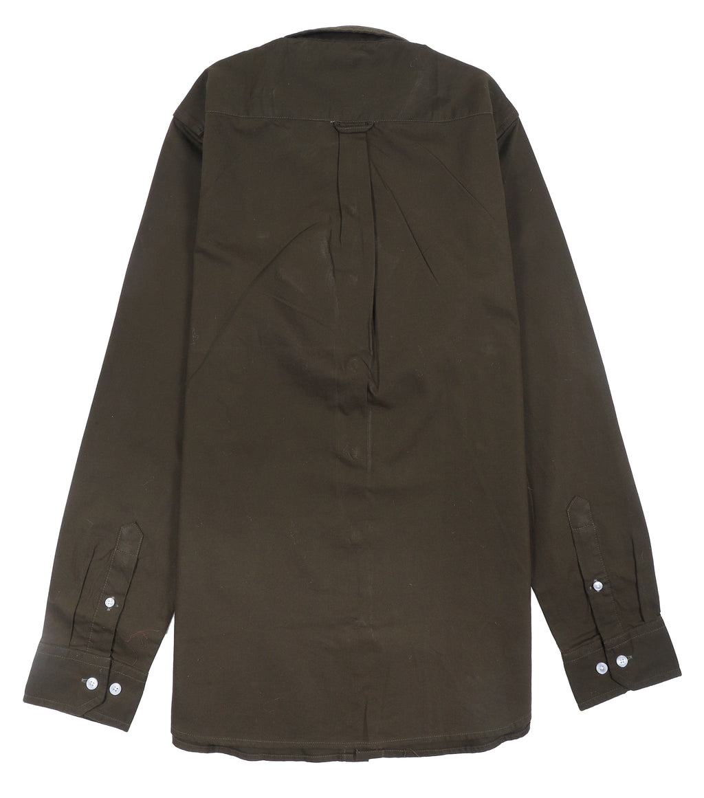 TOMMY HILFIGER Enchanted Olive Regular Fit Long Sleeve Button-Down Shirt