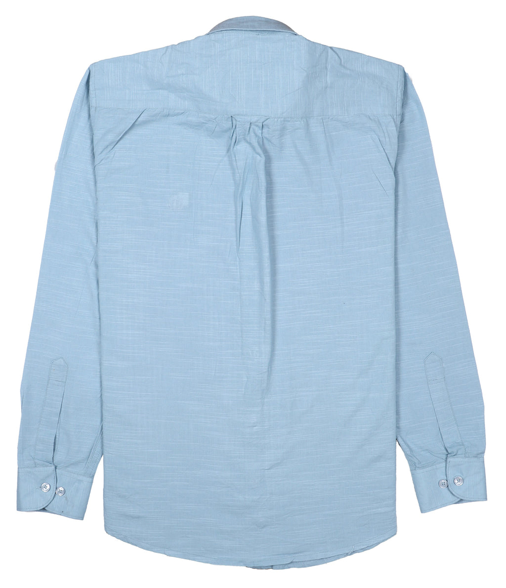 BROOKS BROTHERS Celestial Aqua Tailored Fit Long Sleeve Button-Down Shirt