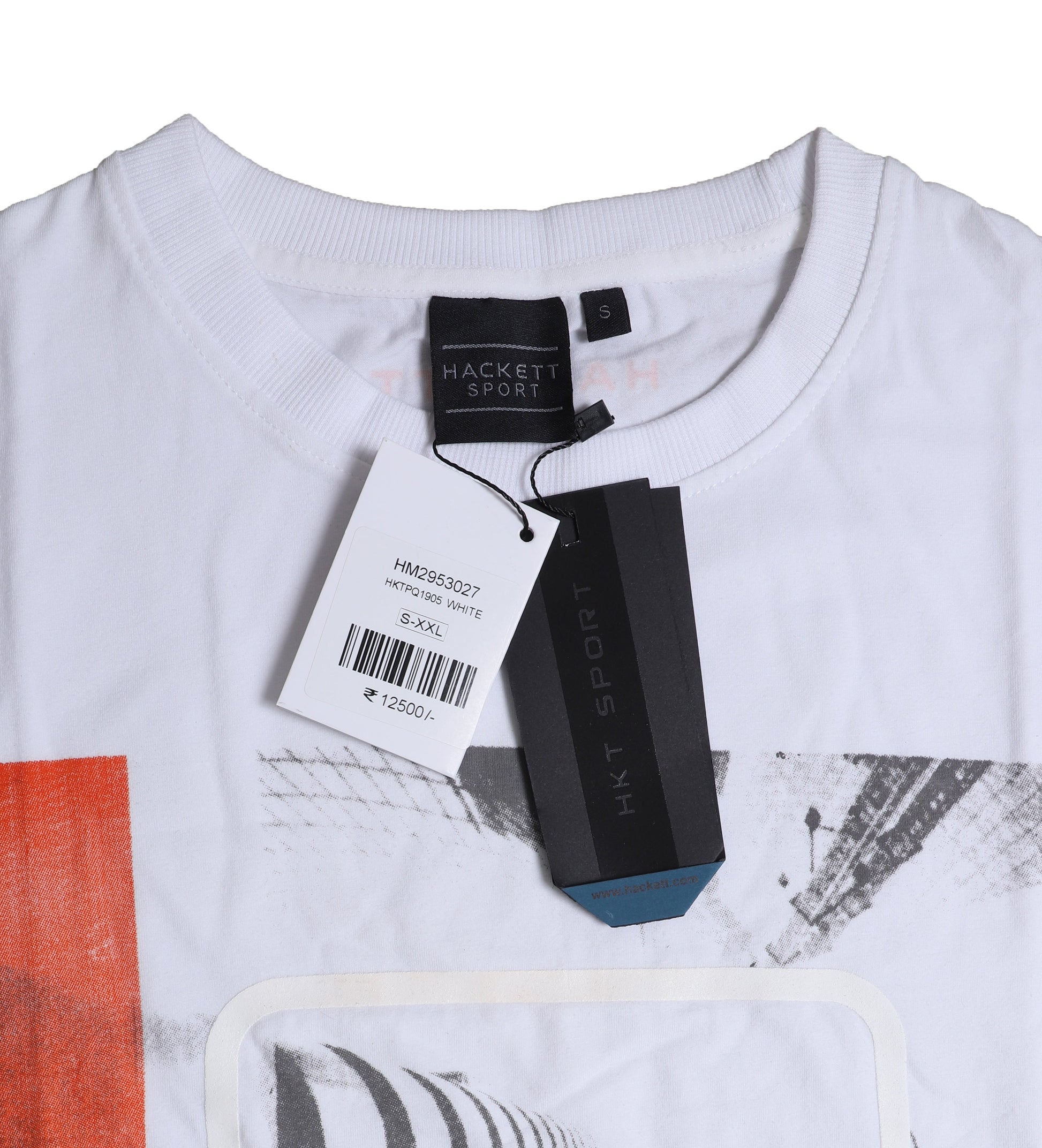 HACKETT Radiant Pearl Graphic Print Short Sleeve T-Shirt