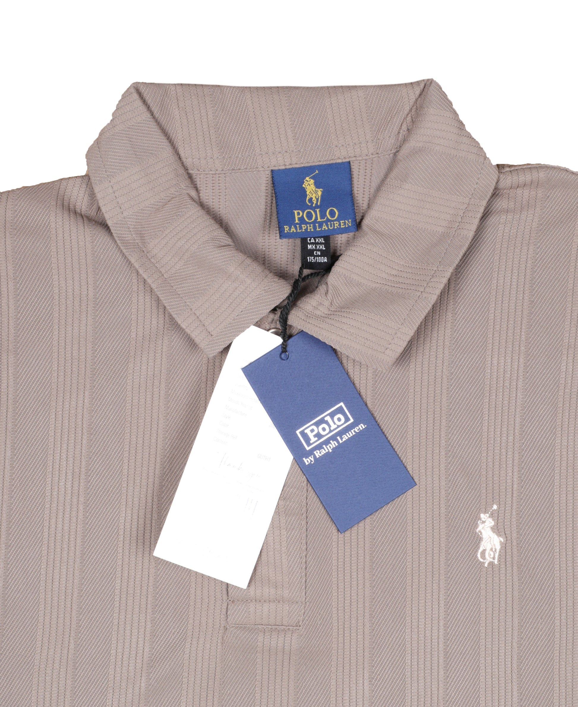 Polo Ralph Lauren Striped Cotton Blend Short Sleeve Polo Shirt