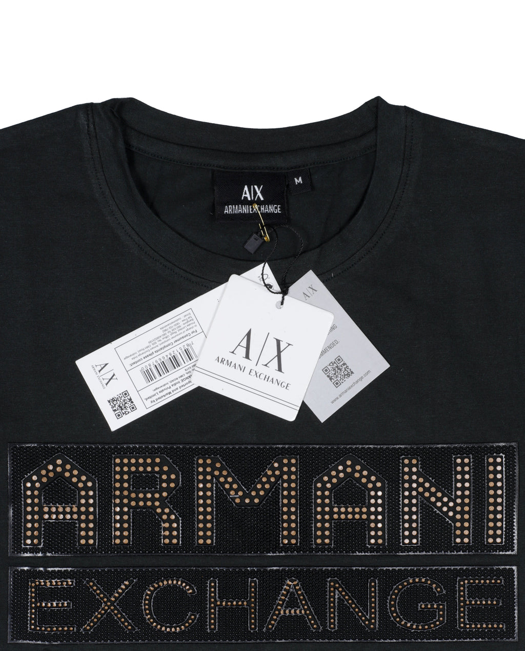 ARMANI EXCHANGE Studded Logo T-Shirt