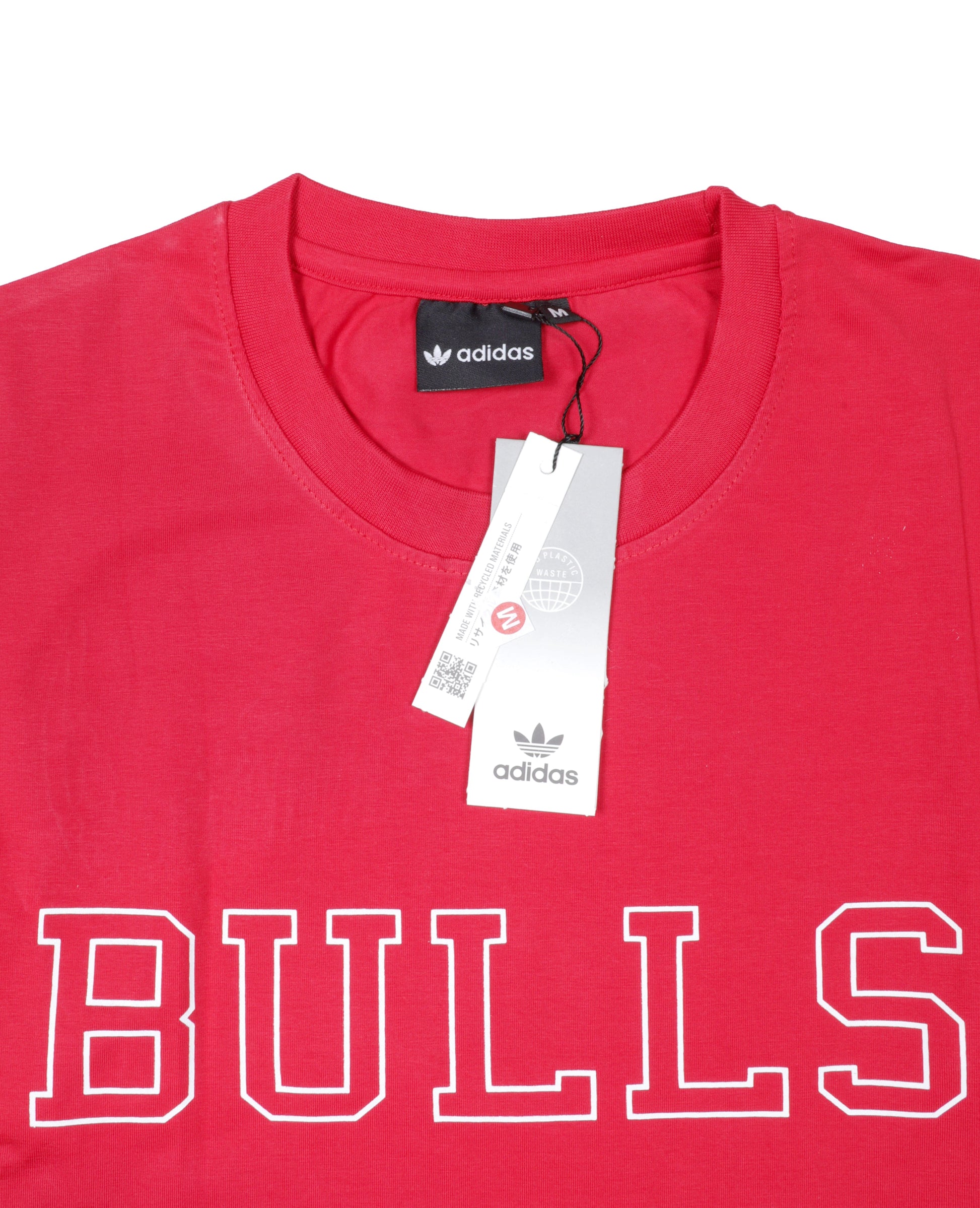 adidas Bulls Graphic Tee - Red