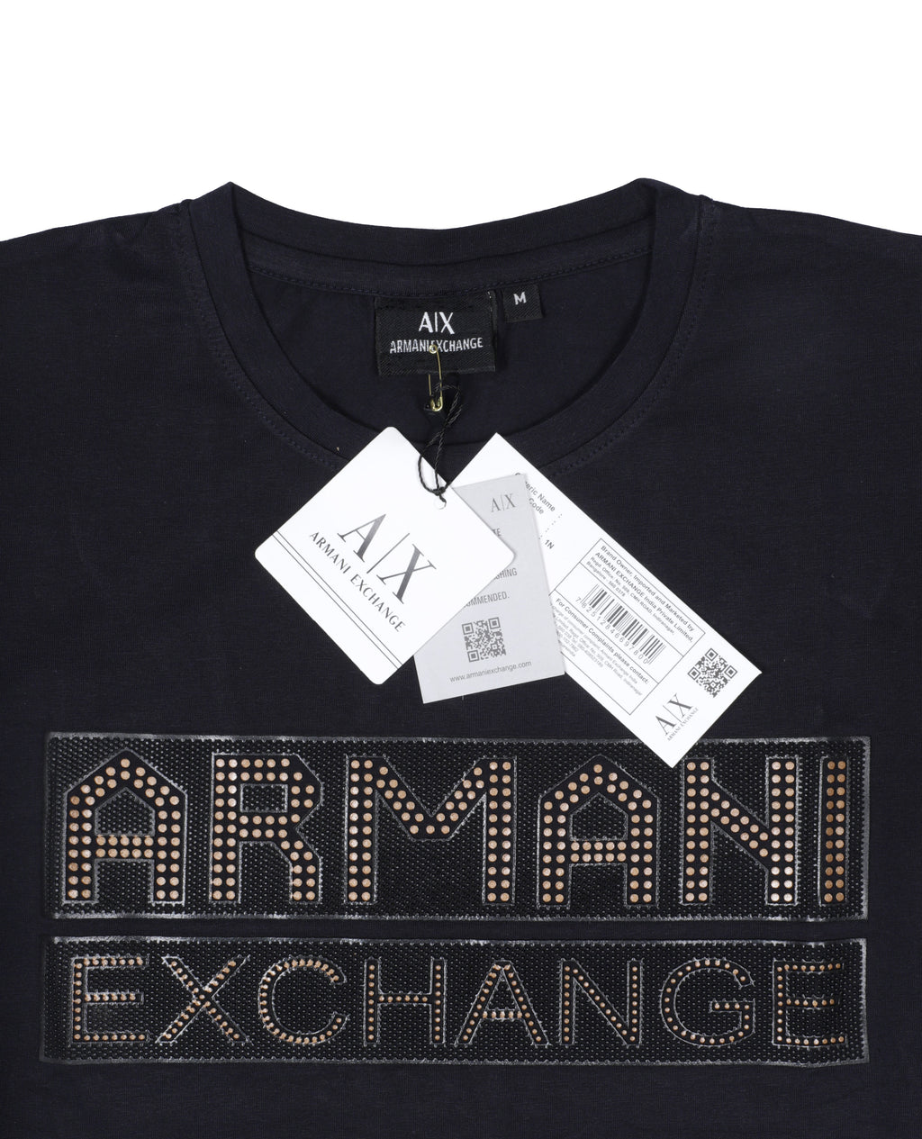 AIX Armani Exchange Studded Logo T-Shirt