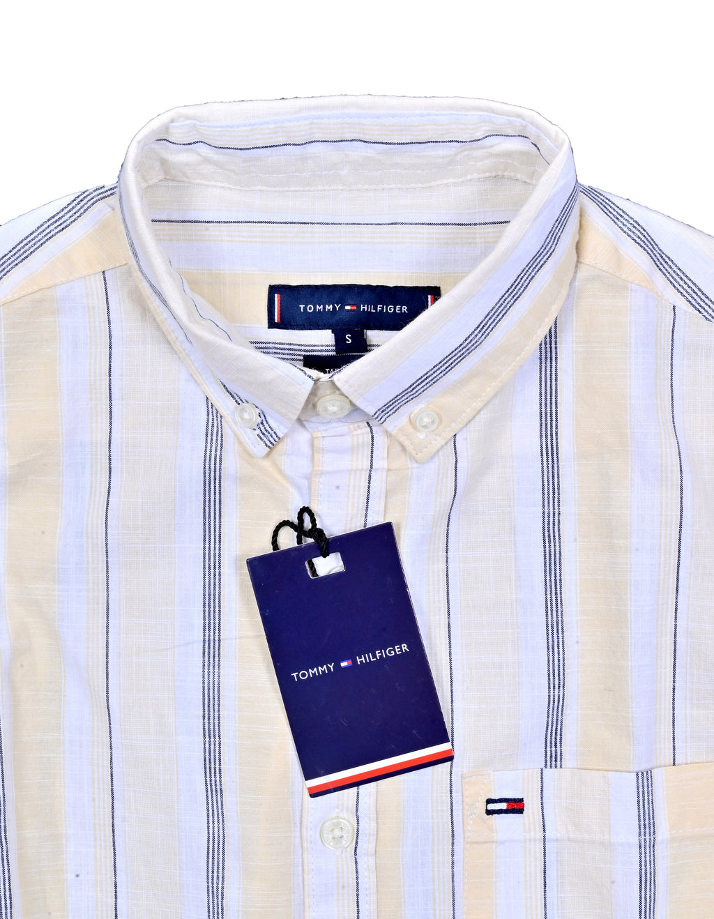 TOMMY HILFIGER Serene Sandstone Slim Fit Long Sleeve Button-Up Shirt