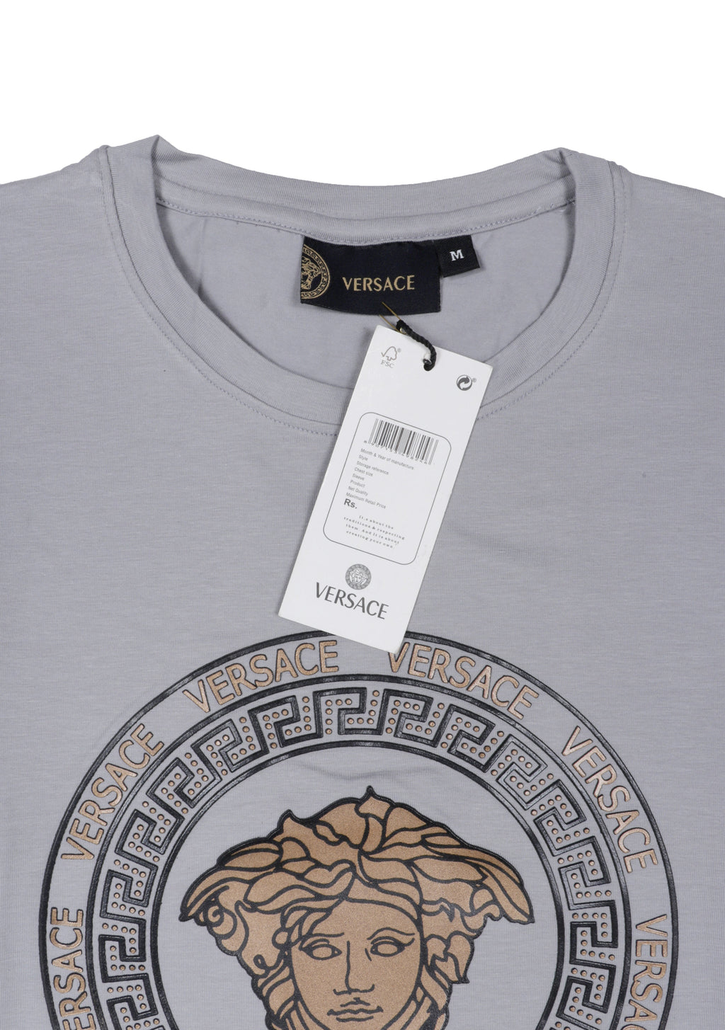 VERSACE Medusa Logo Graphic T-Shirt