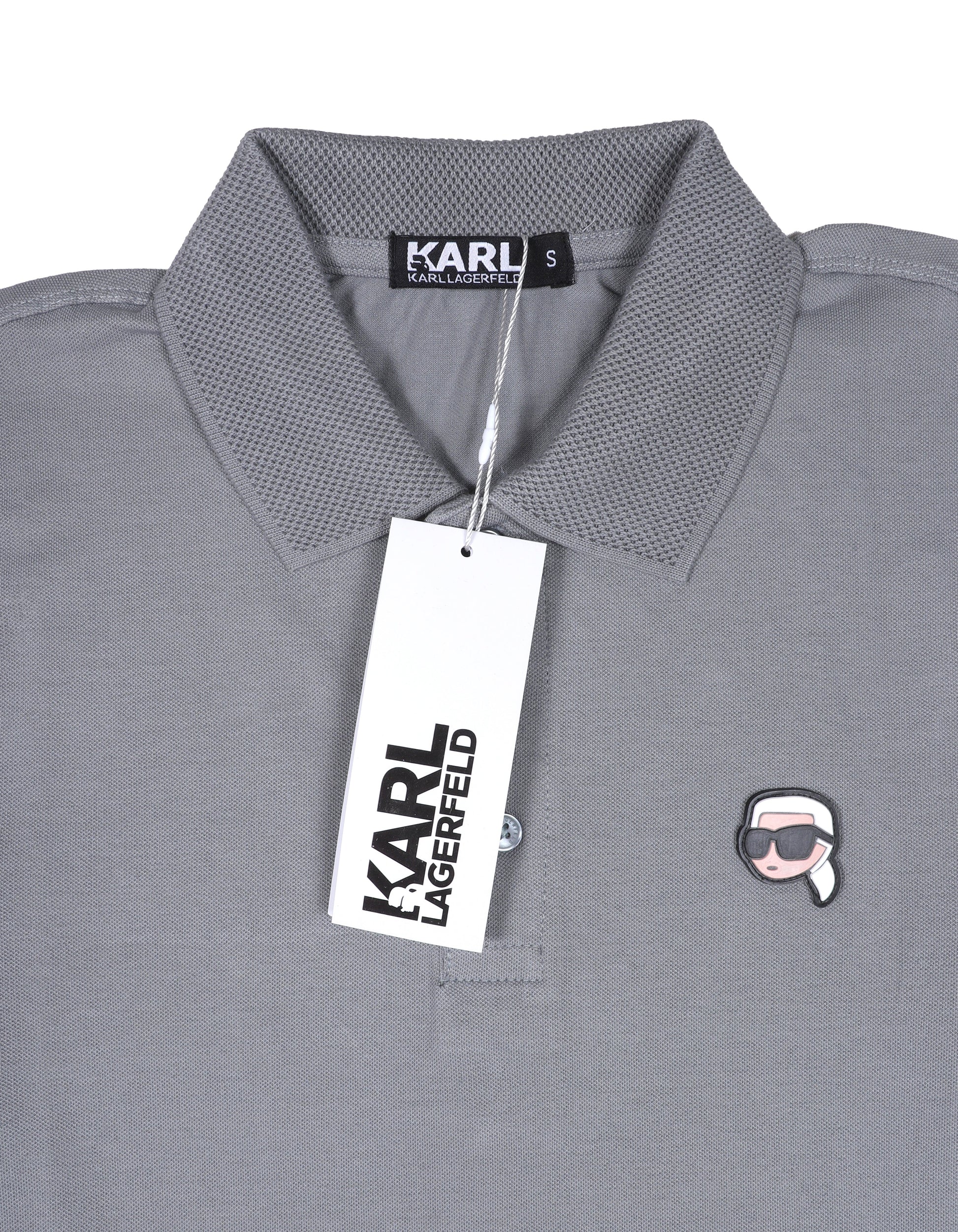 KARL LAGERFELD Classic Icon Polo Shirt