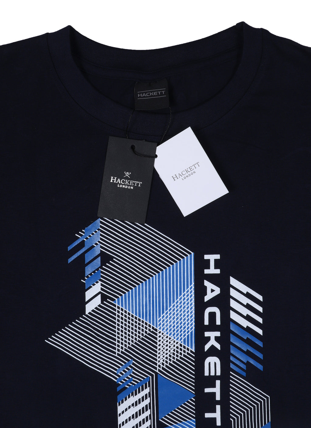 HACKETT Oceanic Sapphire Regular Fit Short Sleeve Graphic T-Shirt