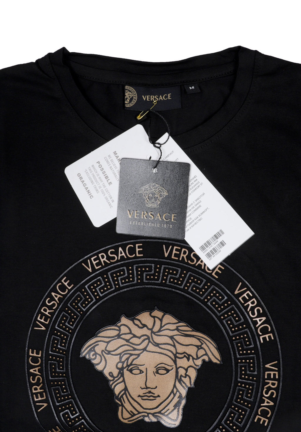 VERSACE Medusa Logo Graphic Tee
