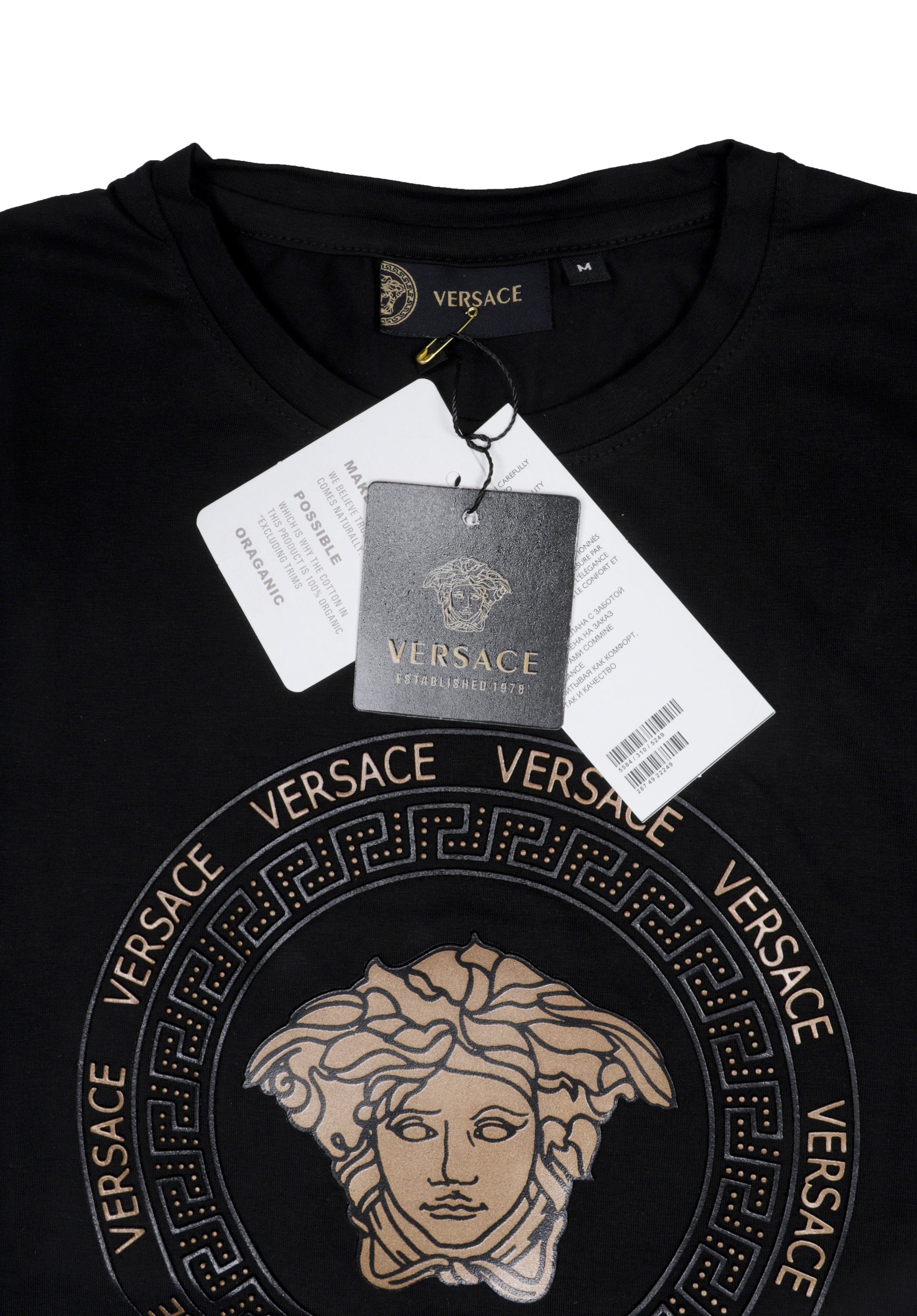 VERSACE Medusa Logo Graphic Tee