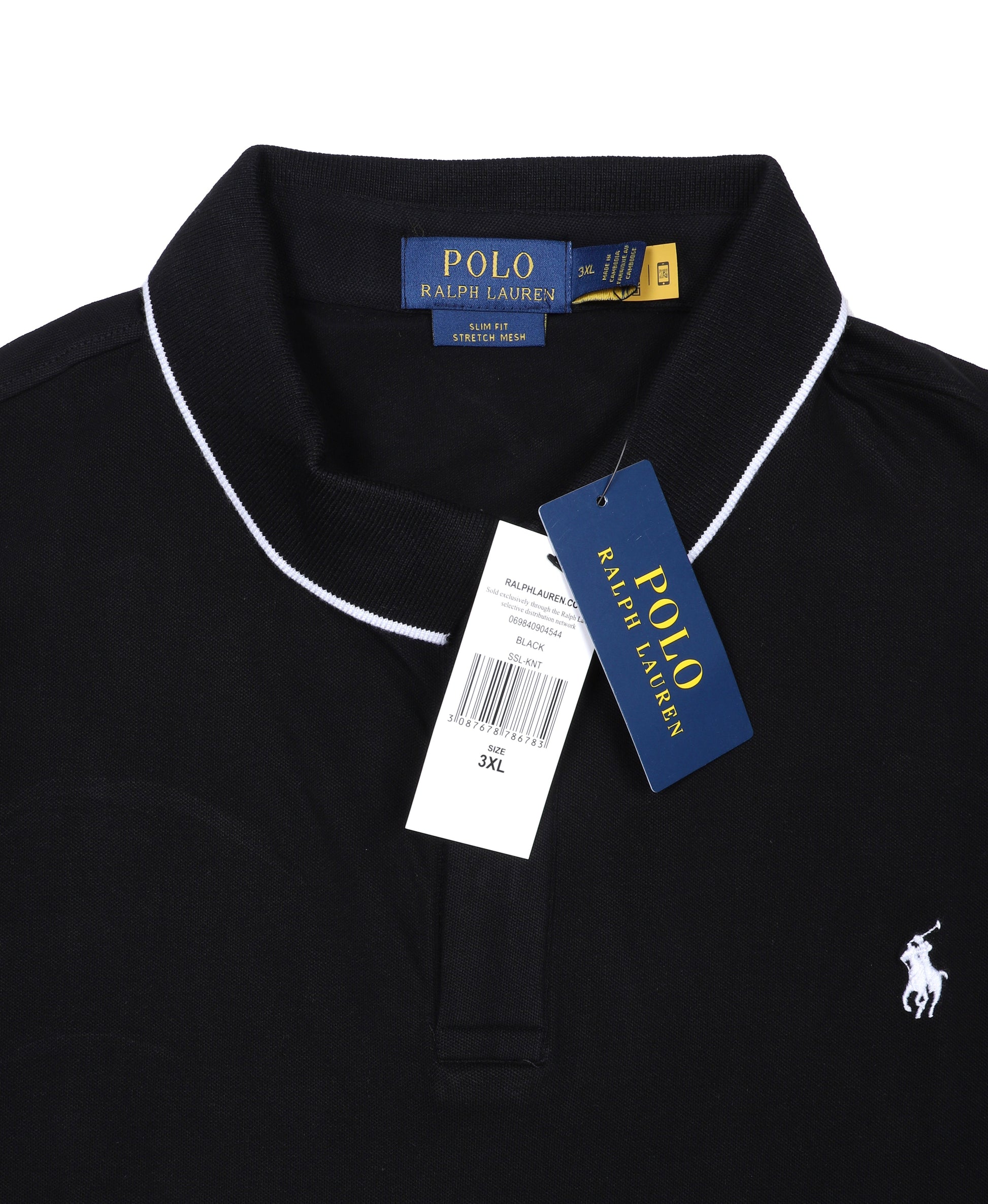 POLO RALPH LAUREN Classic Fit Black Polo Shirt