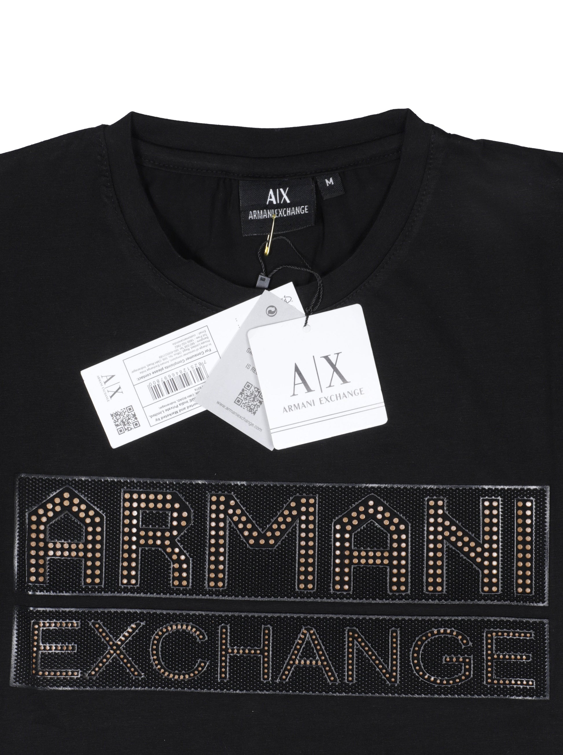ARMANI EXCHANGE Studded Logo T-Shirt
