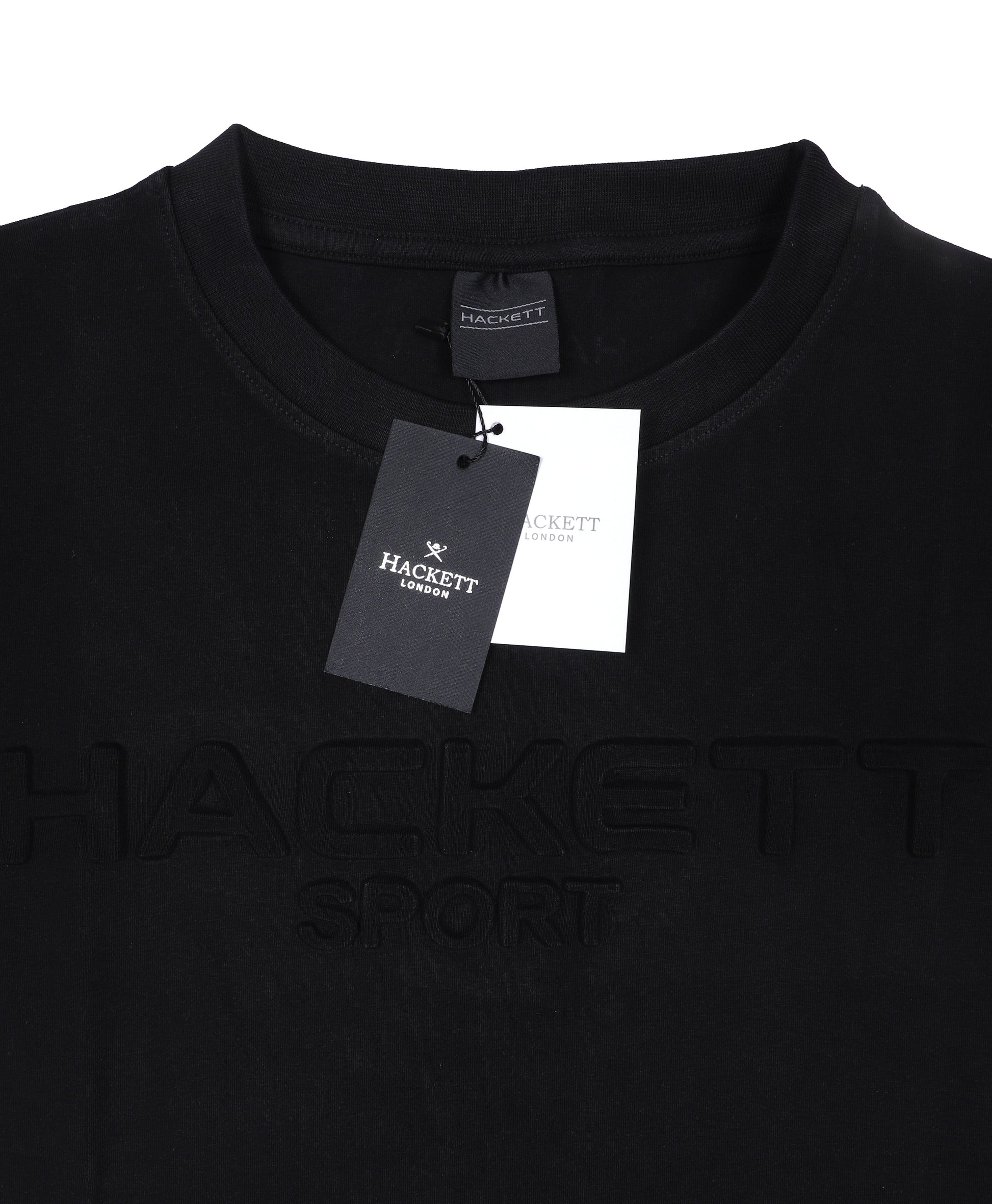 HACKETT Sport Black Cotton T-Shirt