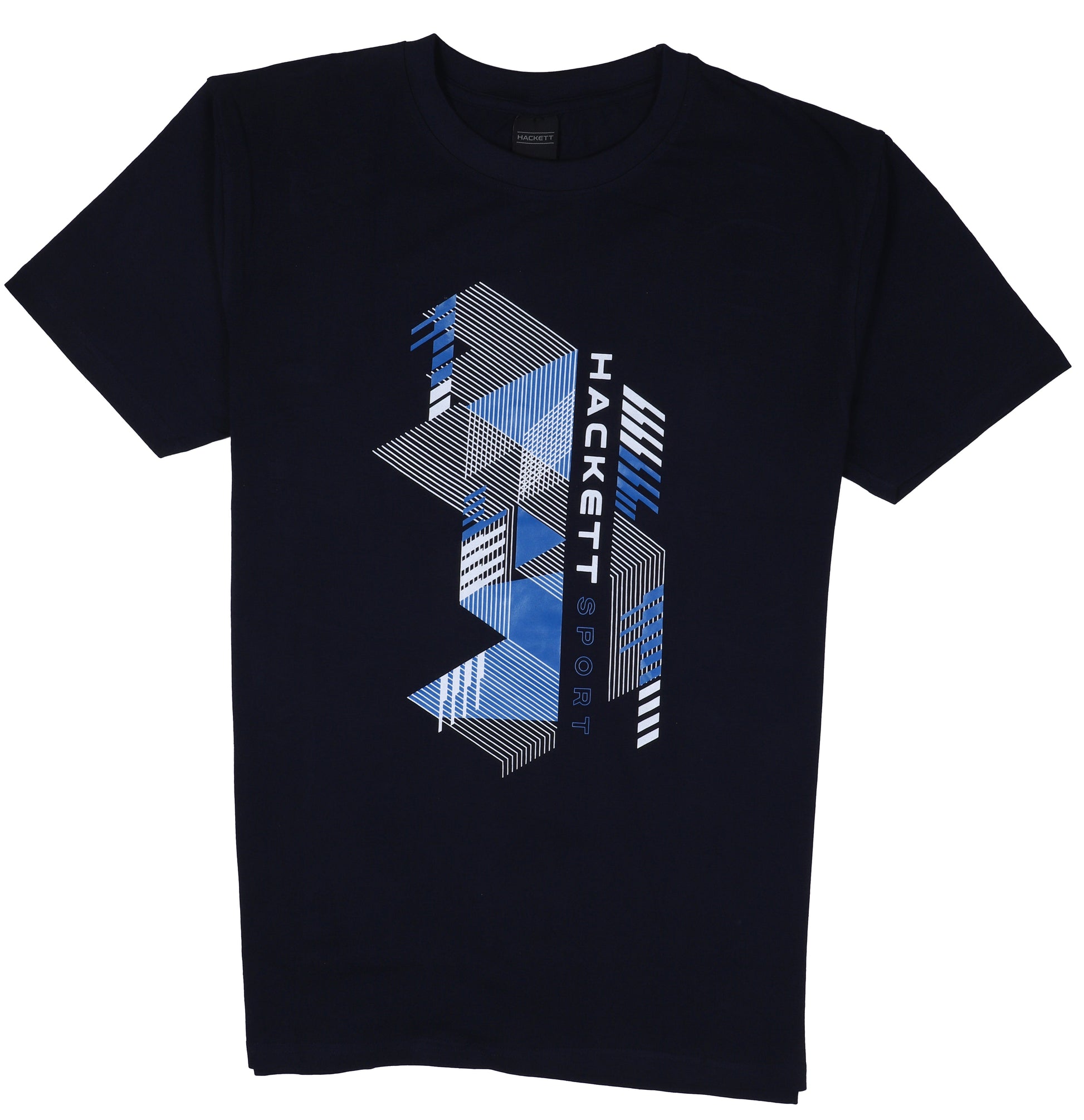 HACKETT Oceanic Sapphire Regular Fit Short Sleeve Graphic T-Shirt