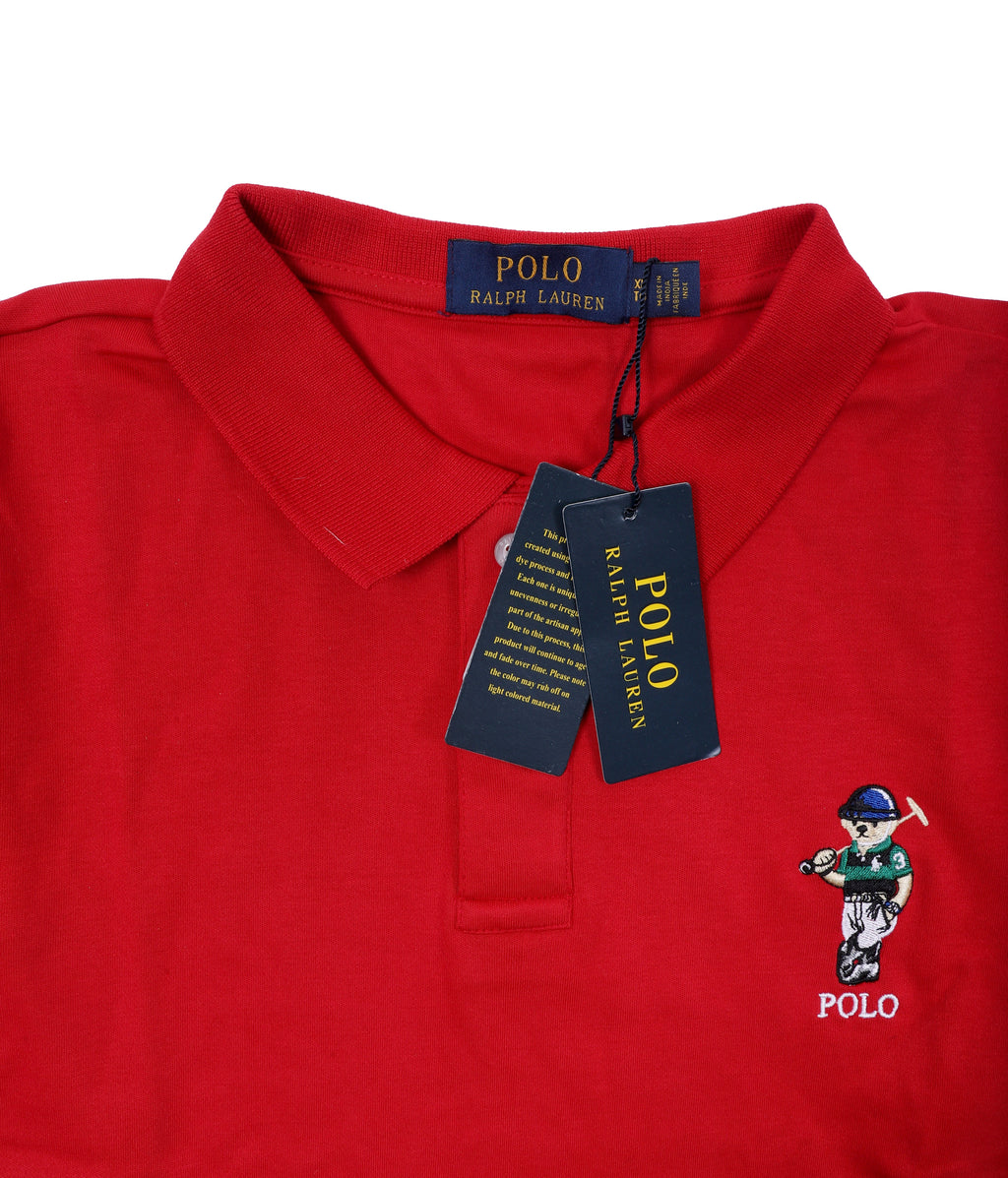 POLO Radiant Garnet Tailored Fit Short Sleeve Piqué Polo Shirt