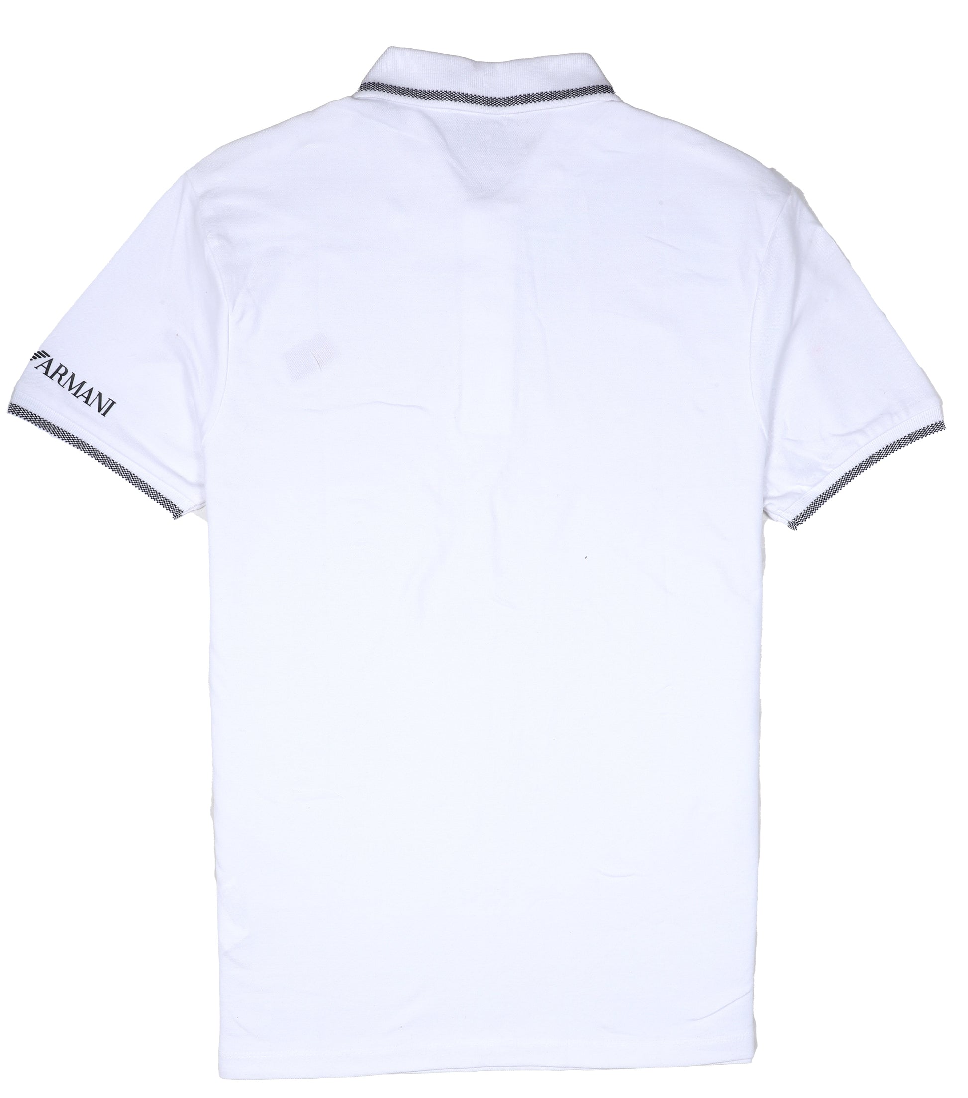 EA7 EMPORIO ARMANI Frosted Pearl Tailored Fit Short Sleeve Piqué Polo Shirt