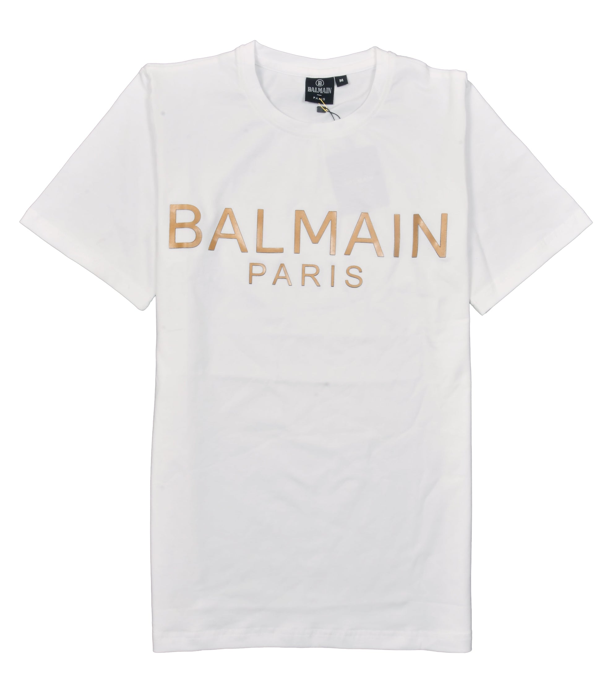 BALMAIN Luminous Ivory Luxe Fit Short Sleeve T-Shirt