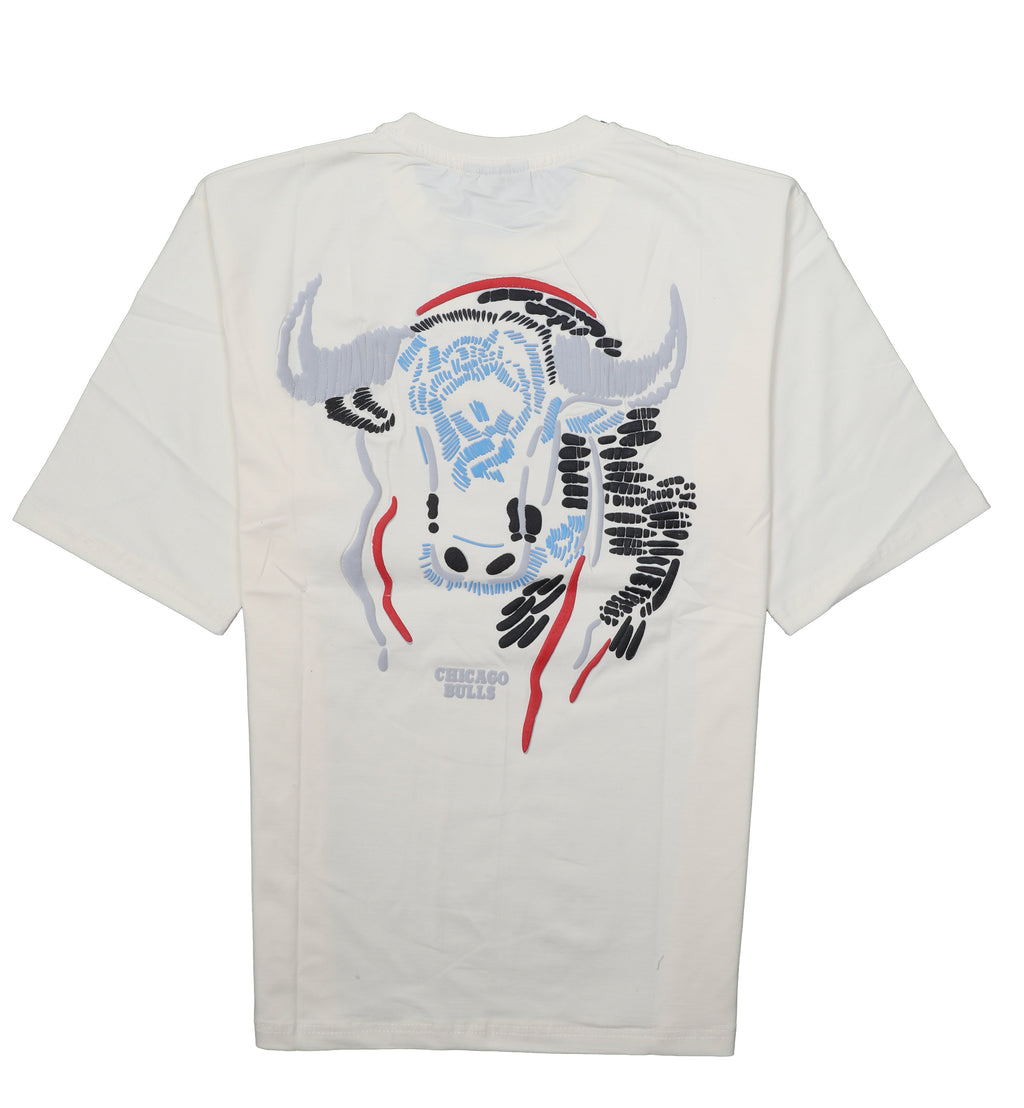 ADIDAS Celestial Cream Relaxed Fit Short Sleeve Graphic T-Shirt