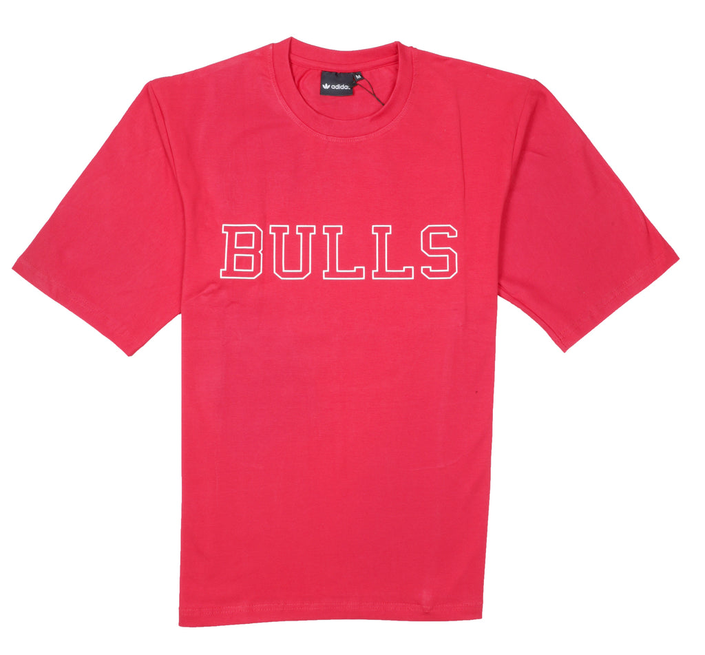 adidas Bulls Graphic Tee - Red
