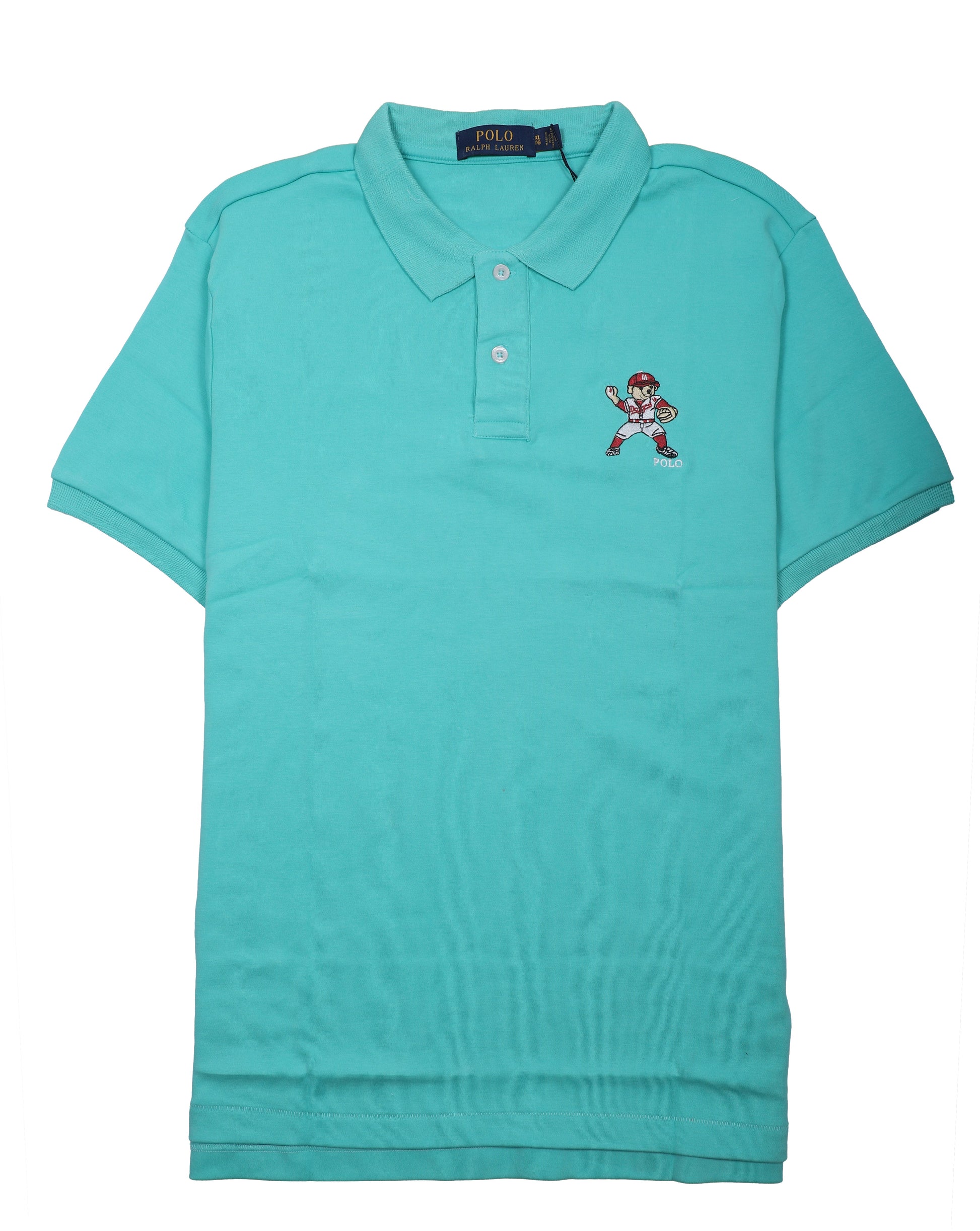 POLO RALPH LAUREN Serene Aqua Classic Fit Short Sleeve Piqué Polo Shirt