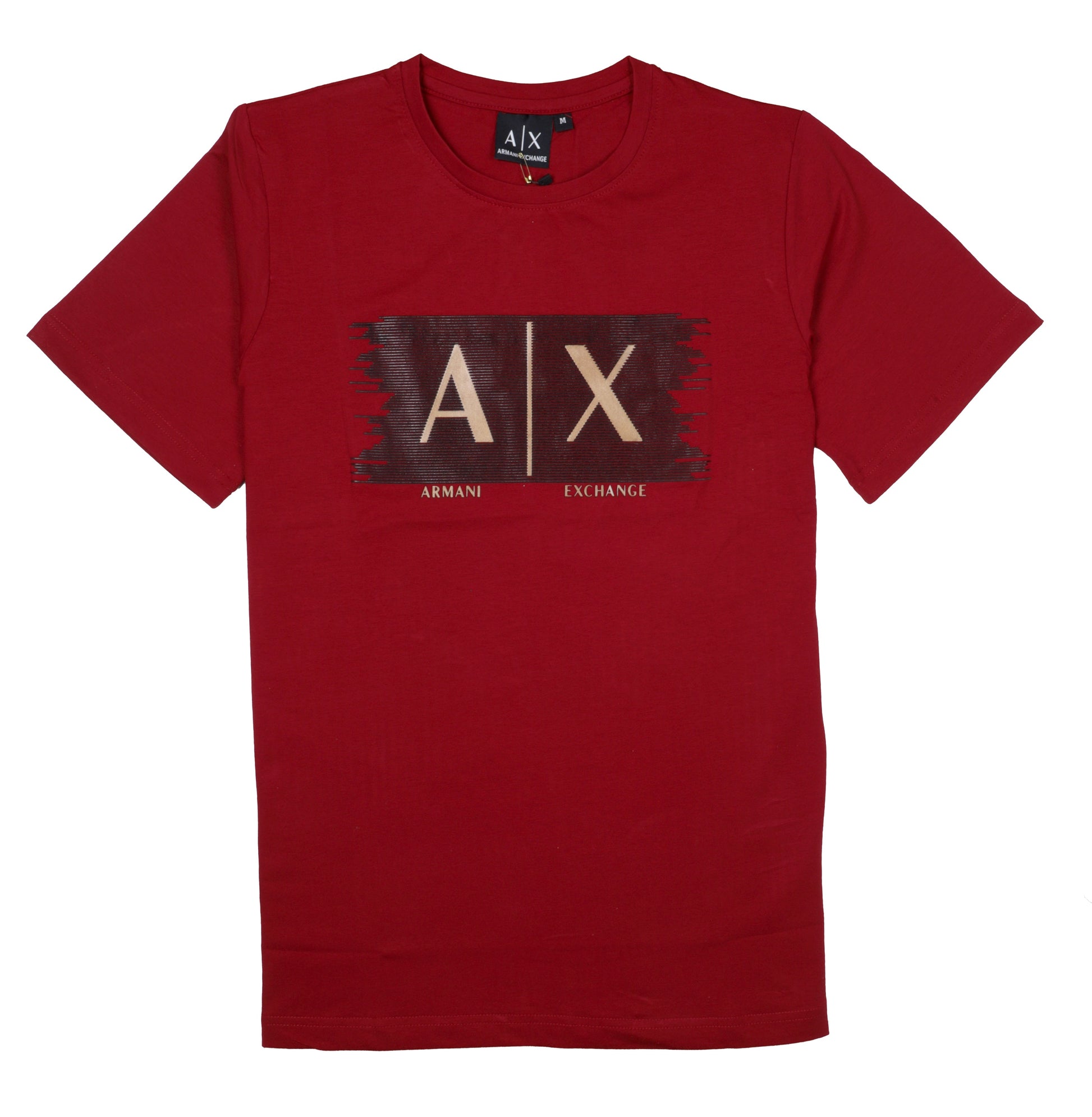 Armani Exchange Graphic Logo T-Shirt in Red