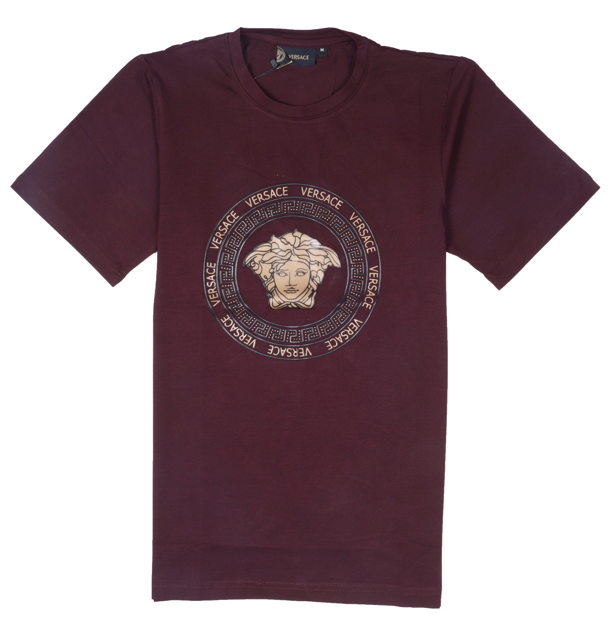 VERSACE Medusa Logo Organic Cotton T-Shirt