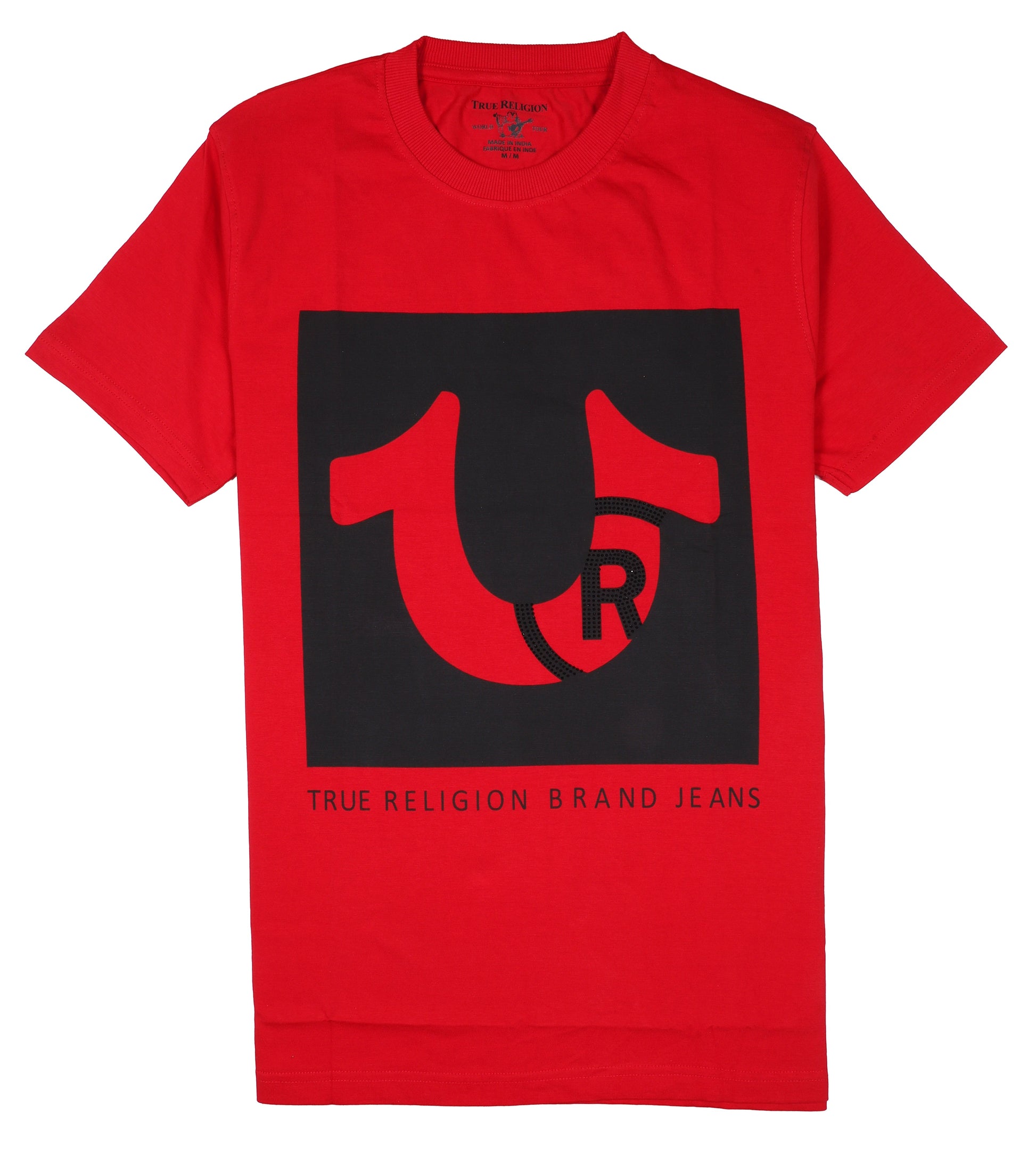 TRUE RELIGION Crimson Ember Relaxed Fit Short Sleeve Graphic Tee