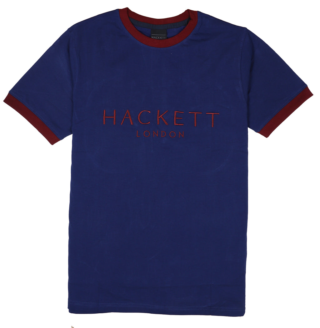 HACKETT LONDON Royal Sapphire Tailored Fit Short Sleeve T-Shirt