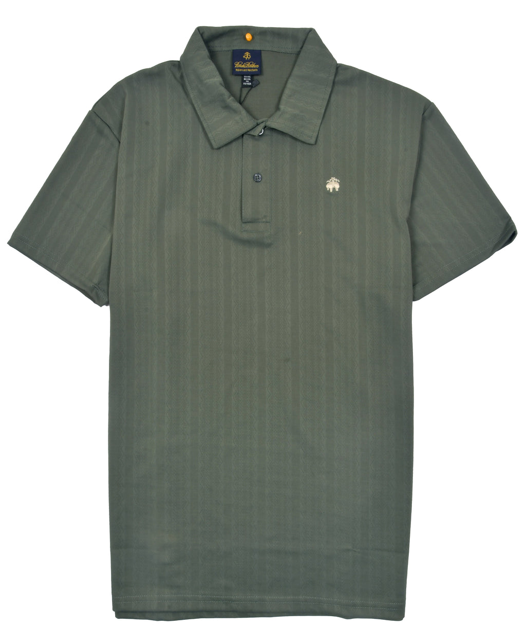 BROOKS BROTHERS Verdant Sage Tailored Fit Short Sleeve Piqué Polo Shirt