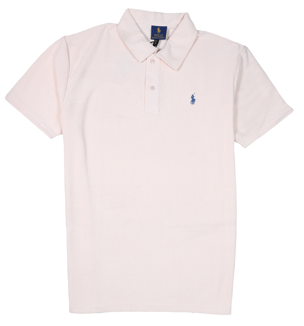 POLO BY RALPH LAUREN Blush Whisper Classic Fit Ribbed Polo Shirt