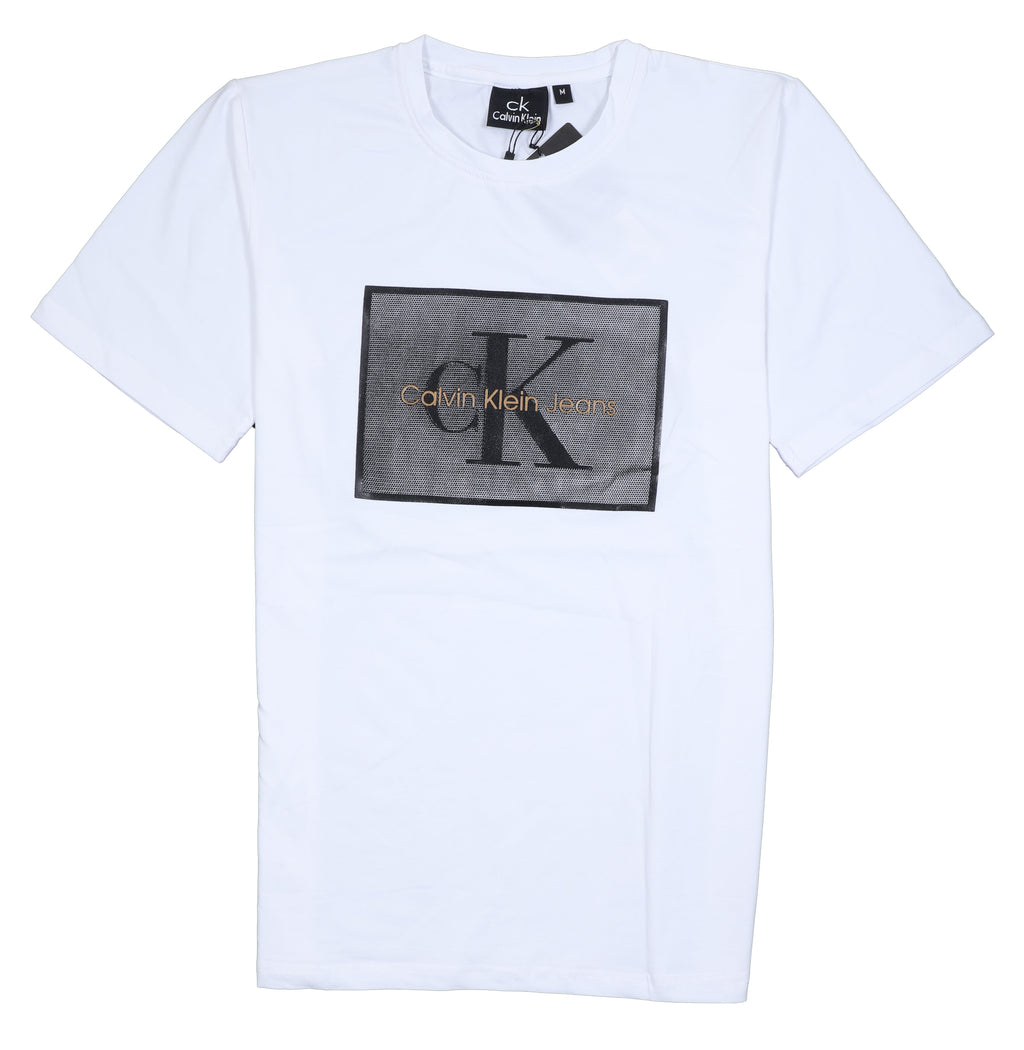 CALVIN KLEIN JEANS Ethereal Pearl Relaxed Fit Short Sleeve T-Shirt