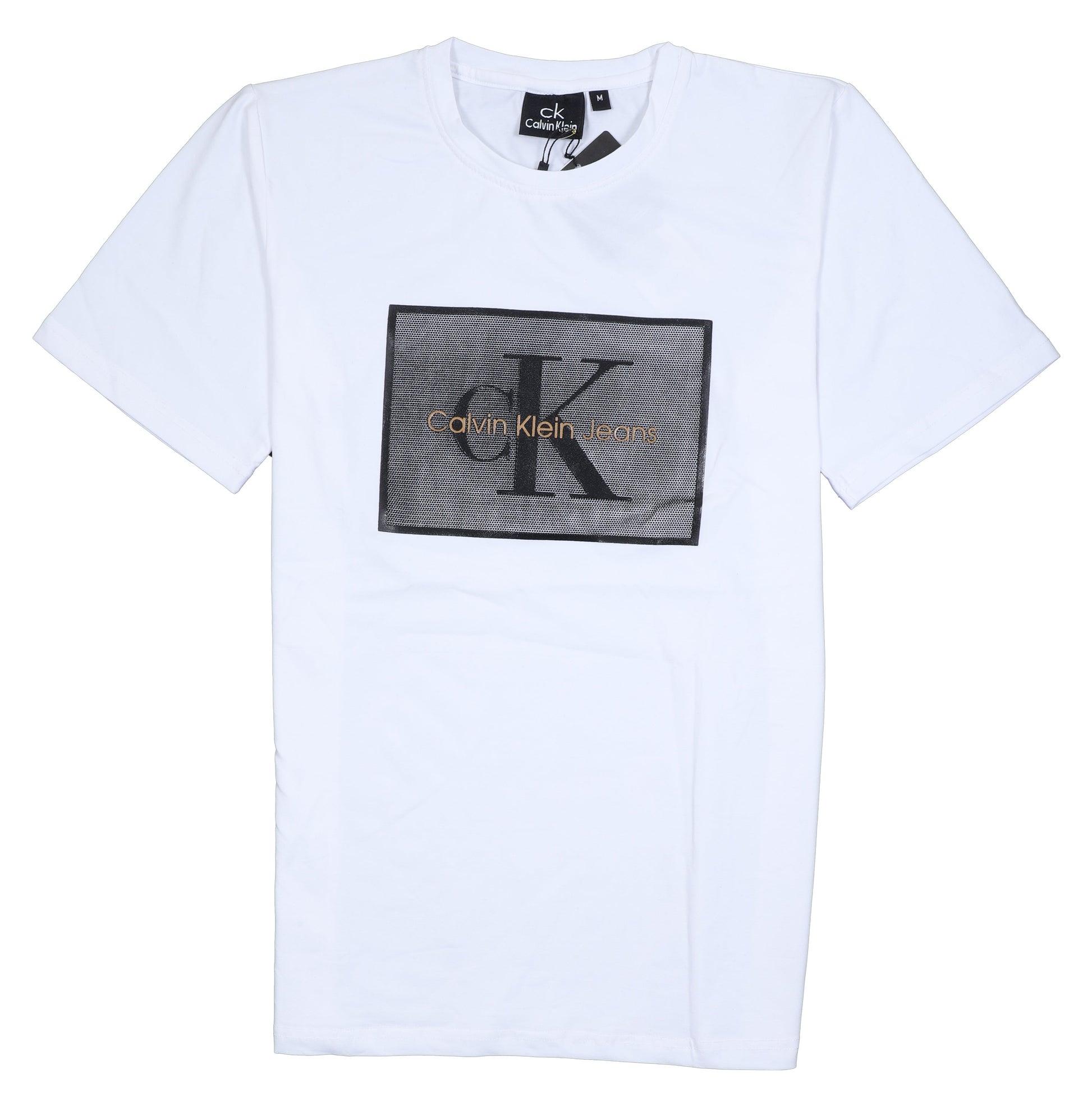 CALVIN KLEIN JEANS Ethereal Pearl Relaxed Fit Short Sleeve T-Shirt