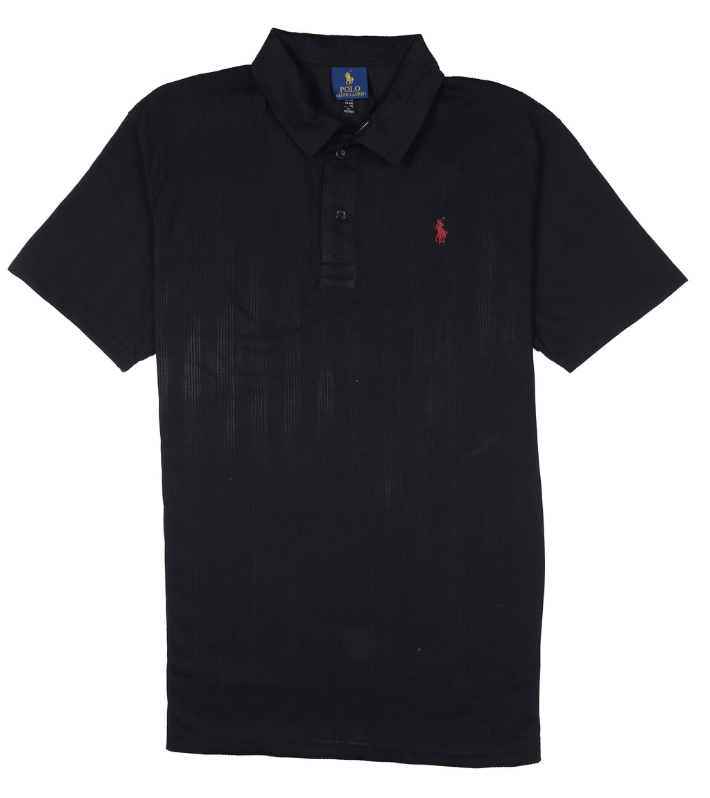 Polo by Ralph Lauren Classic Stripe Black Polo Shirt