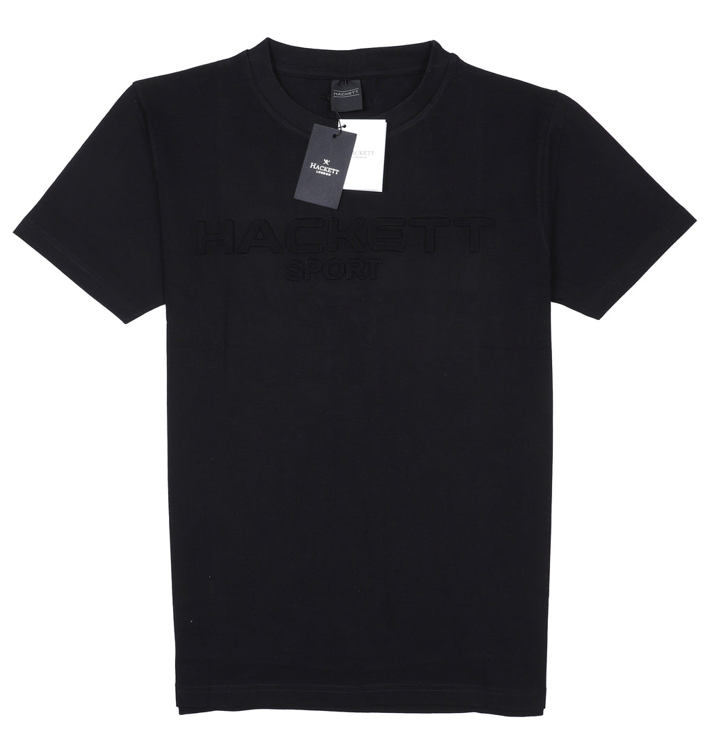 HACKETT Sport Black Cotton T-Shirt