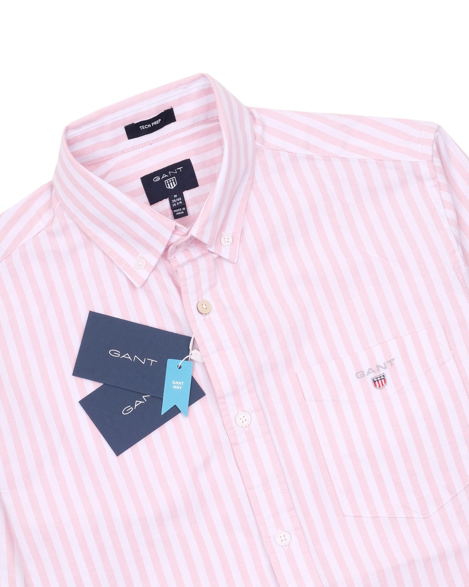 GANT Blushing Petal Slim Fit Long Sleeve Cotton Shirt