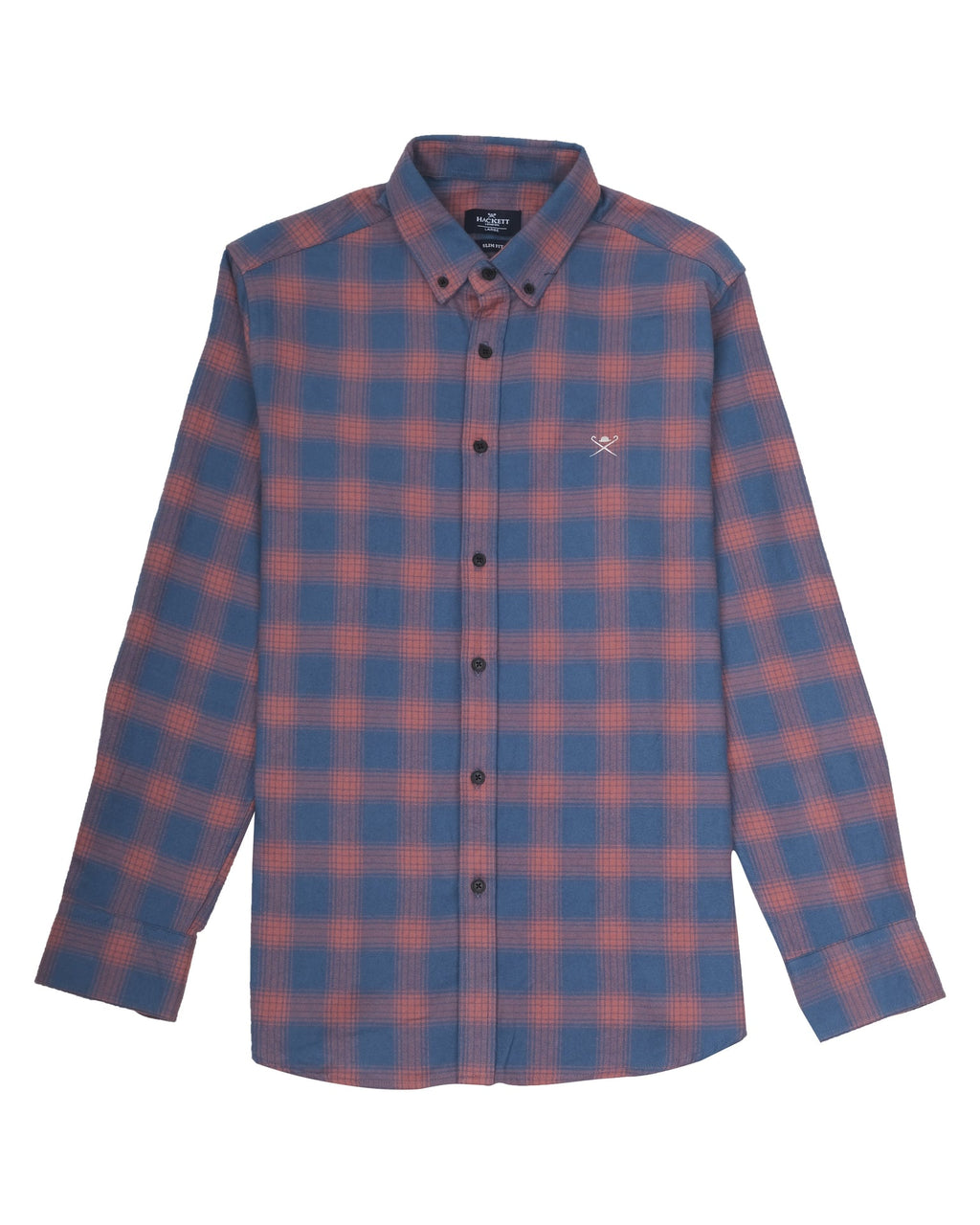 HACKETT LONDON Dusk Ember Slim Fit Long Sleeve Button-Down Oxford Shirt