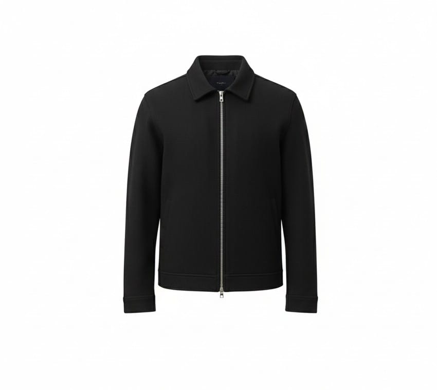 ZARA Classic Black Zip-Up Jacket