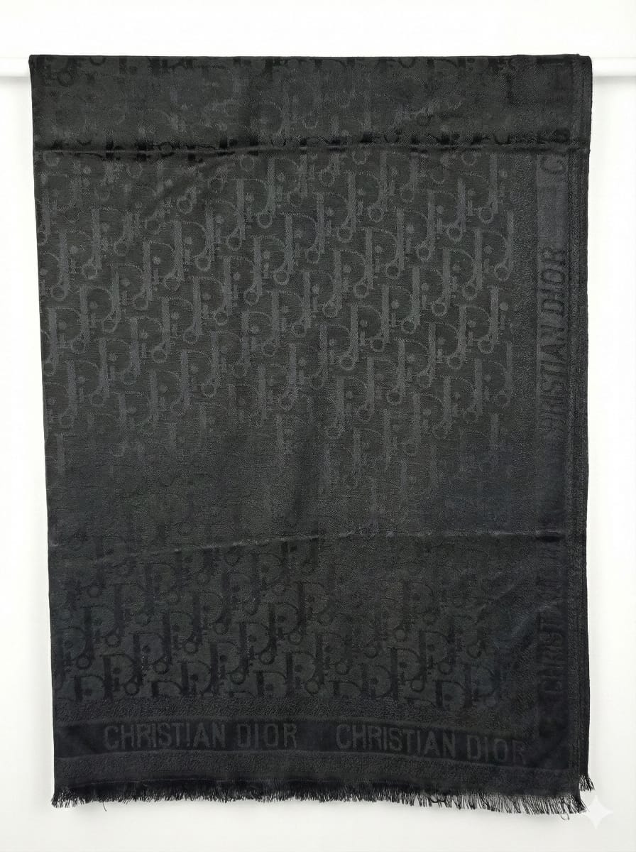 CHRISTIAN DIOR Dior Monogram Cashmere Blend Scarf