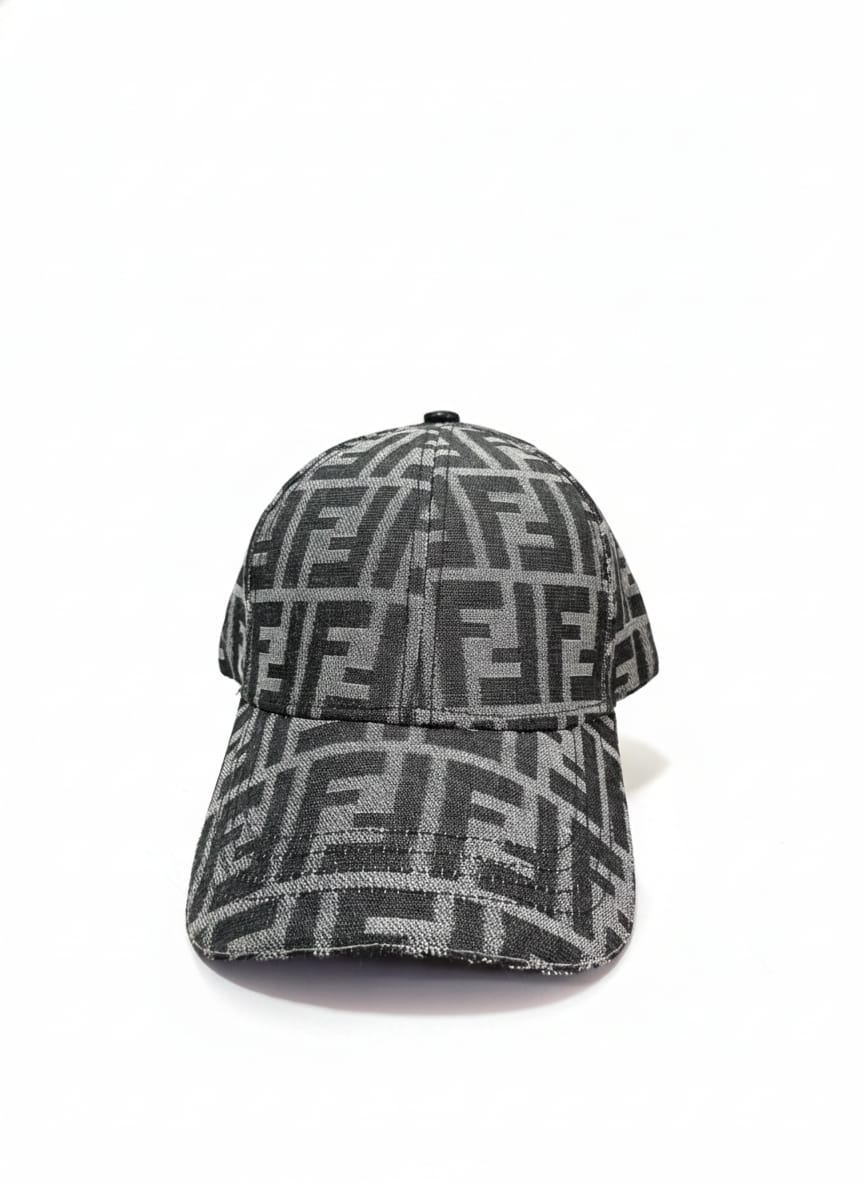 FENDI Ethereal Ash Monogram Baseball Cap