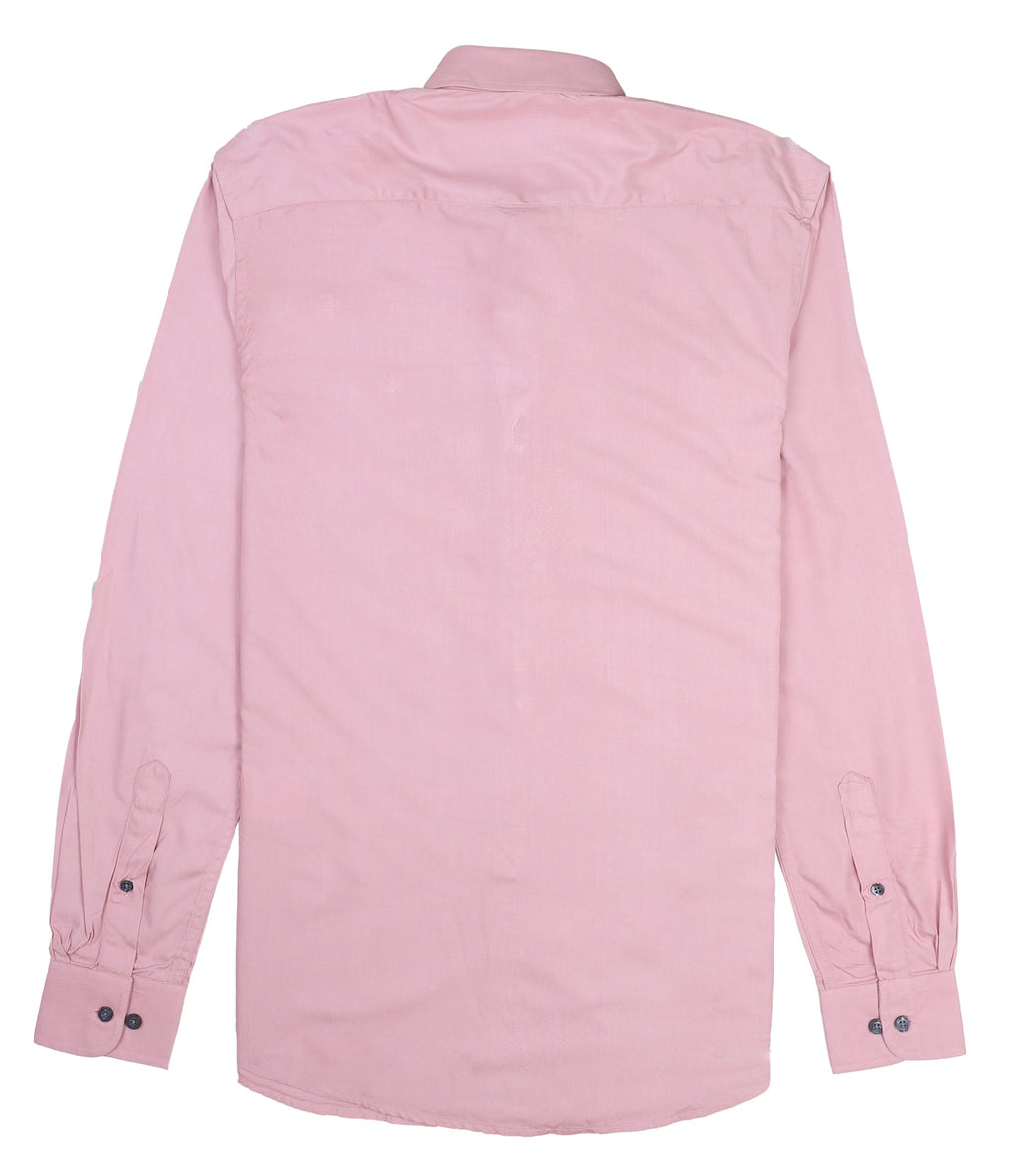 CALVIN KLEIN Serene Blush Tailored Fit Long Sleeve Non-Iron Dress Shirt