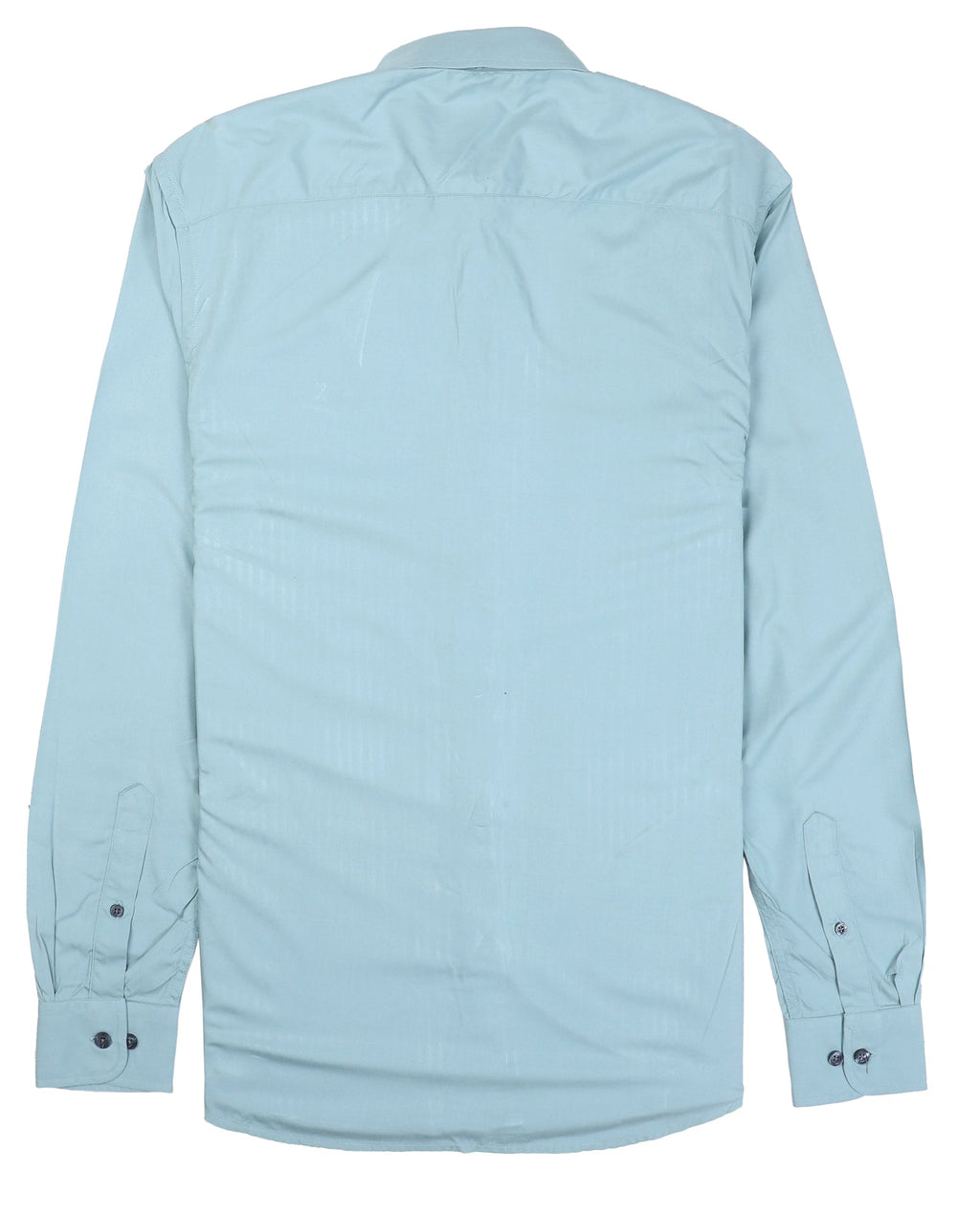 CALVIN KLEIN Tranquil Teal Tailored Fit Long Sleeve Button-Up Shirt